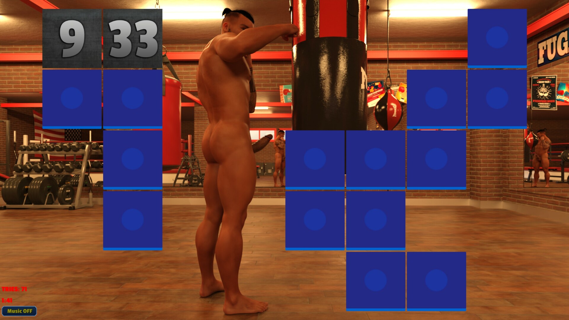 Sexy Memory Puzzle - Gay Gym screenshot 3