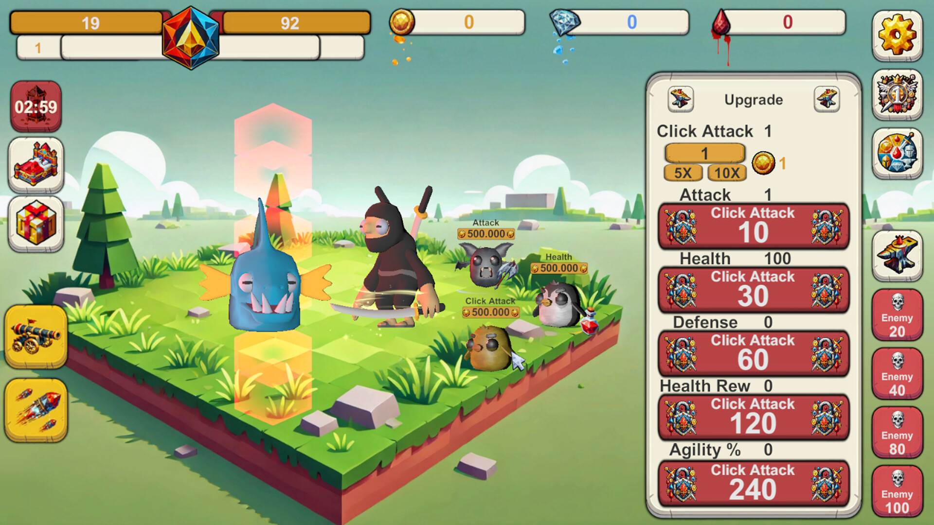 Infinite Idle: Online Clicker RPG screenshot 1