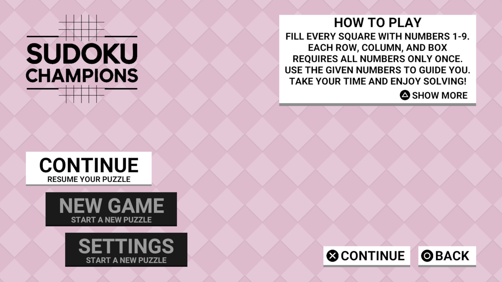 SUDOKU CHAMPIONS screenshot 3