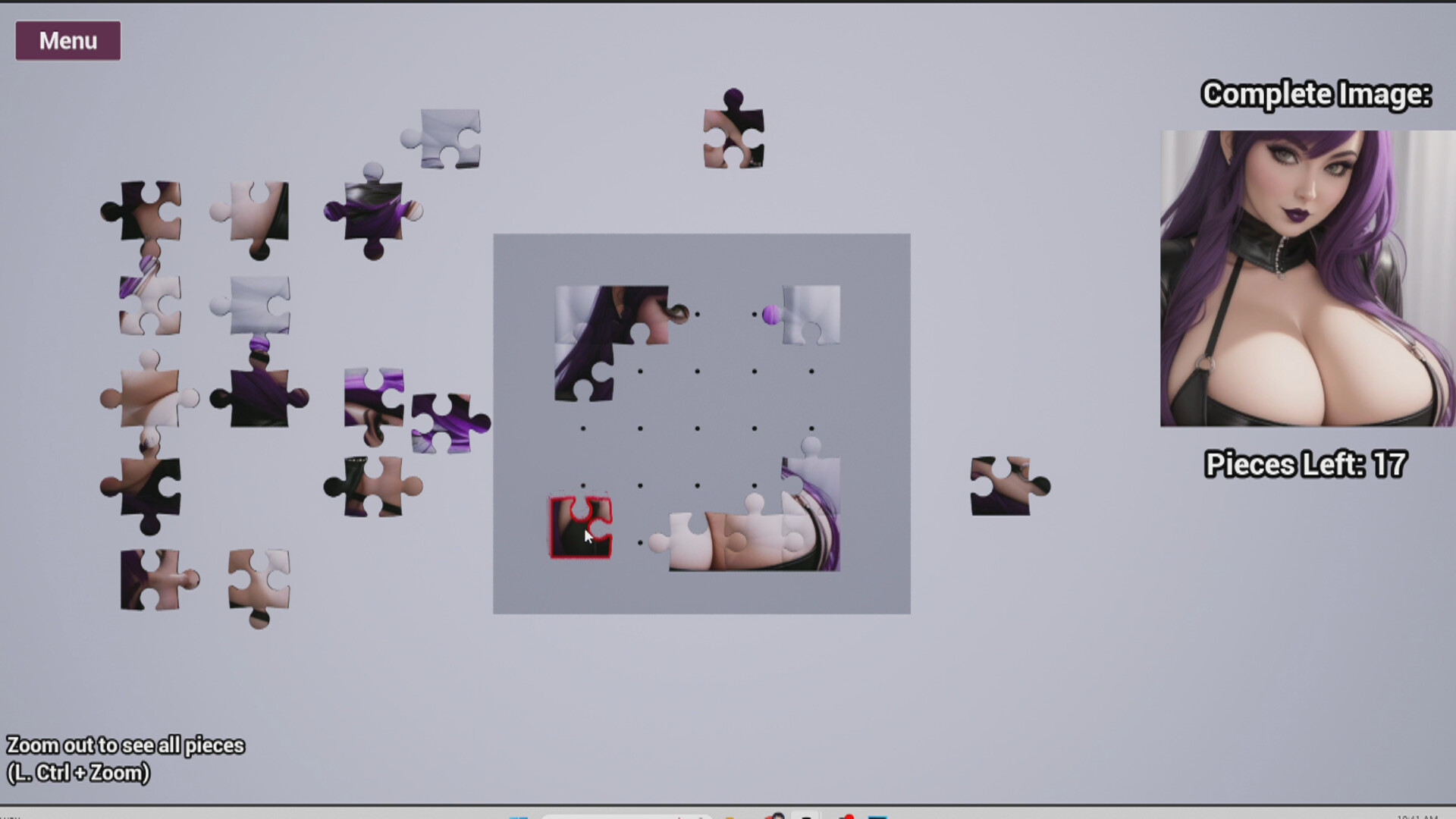 Big-Breasted Goth Mommies - Sex Puzzles screenshot 1