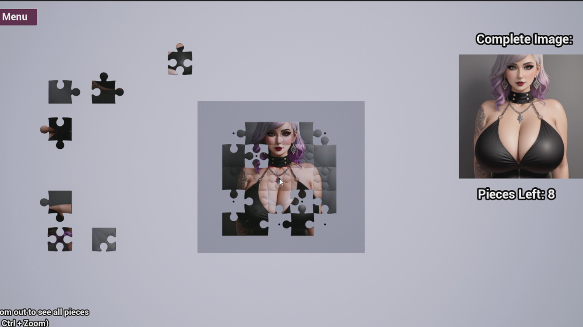 Big-Breasted Goth Mommies - Sex Puzzles screenshot 2
