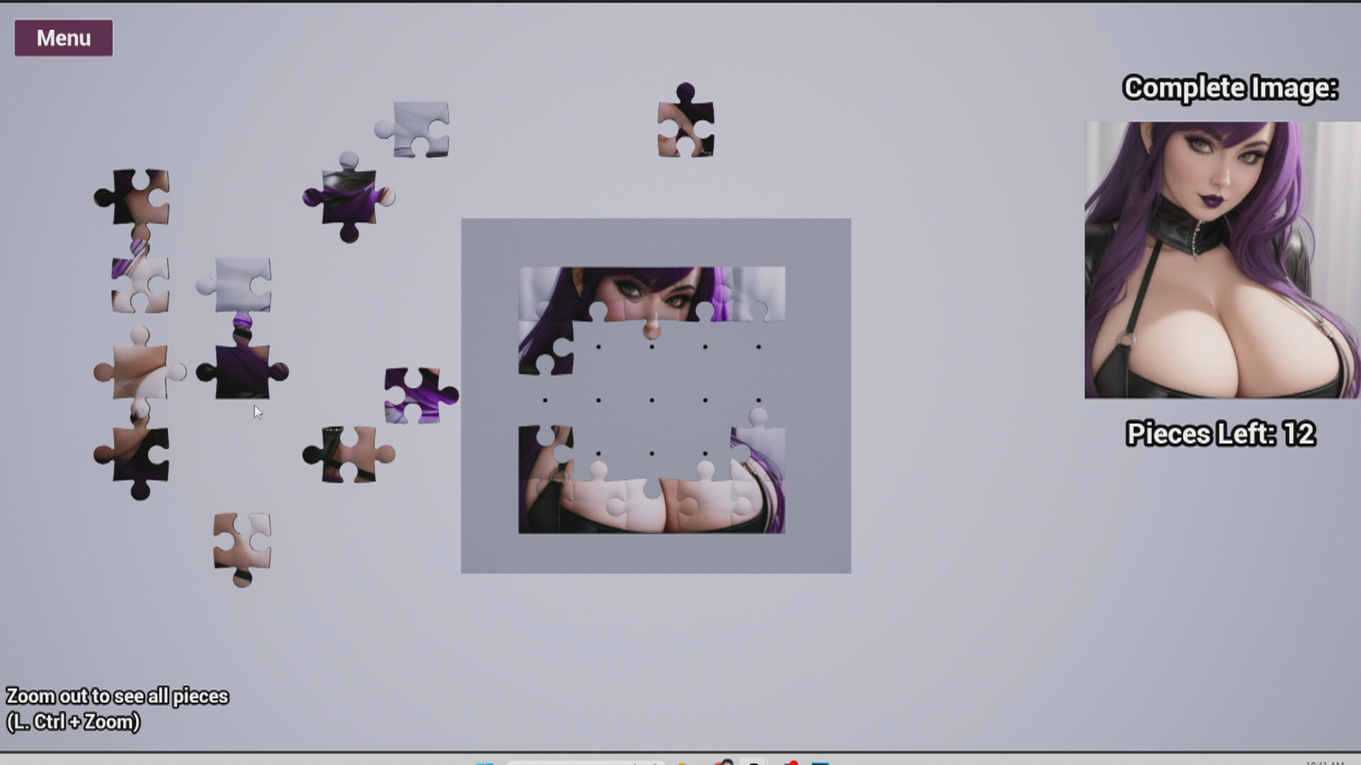 Big-Breasted Goth Mommies - Sex Puzzles screenshot 5