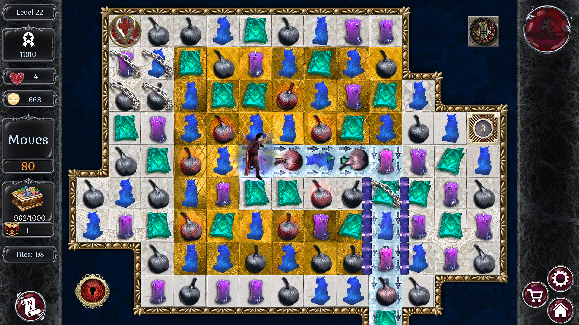 Jewel Match Dracula Collector's Edition screenshot 1