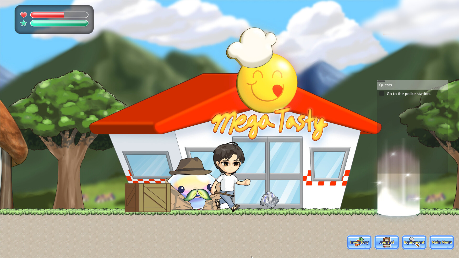 Slime in a Trench Coat: A Cooking Mystery screenshot 1