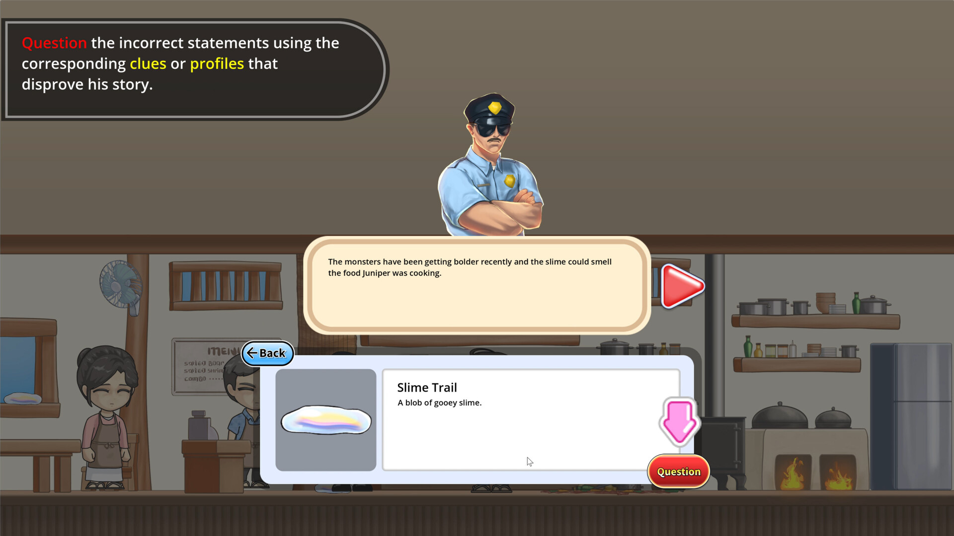 Slime in a Trench Coat: A Cooking Mystery screenshot 5