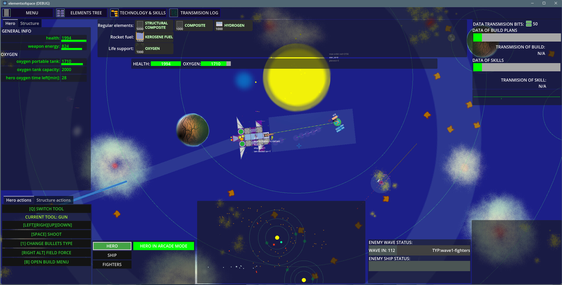 Off Course ELEMENTS of SPACE screenshot 1