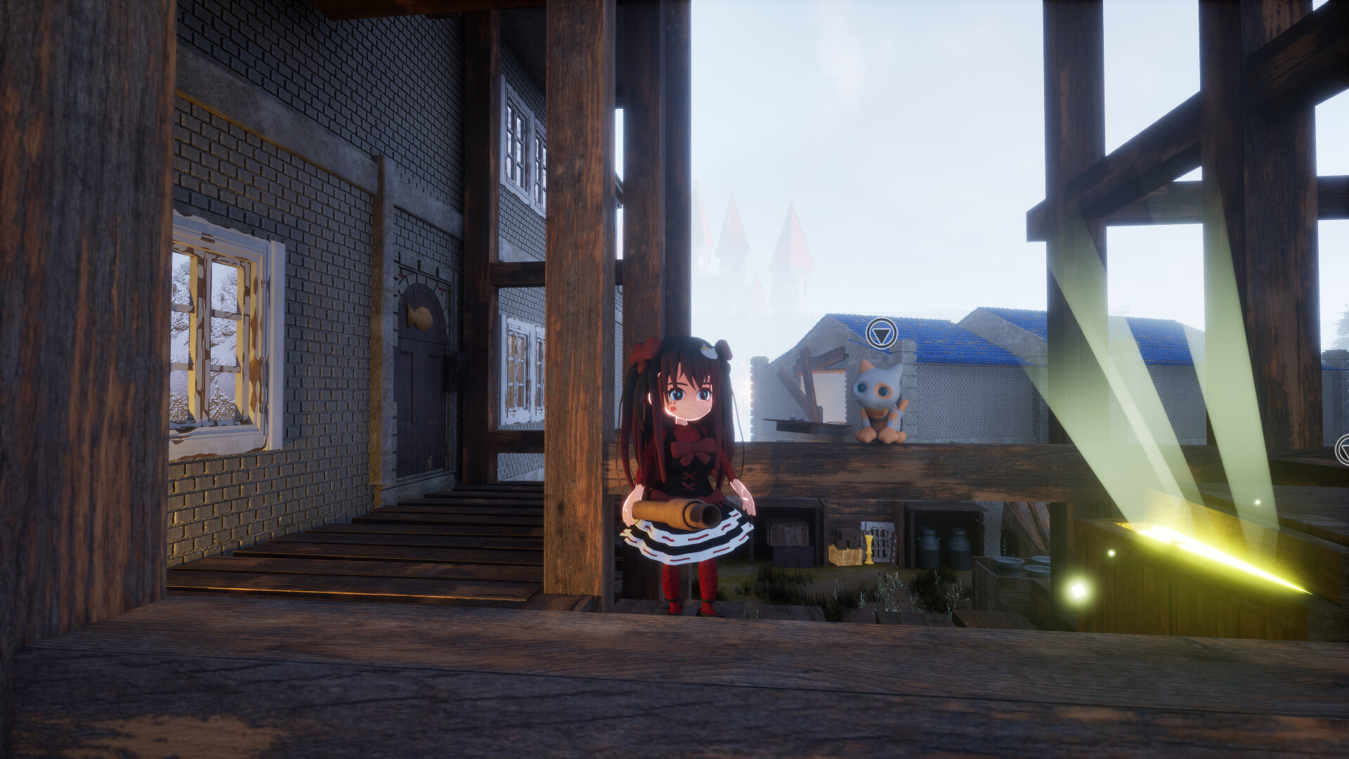 幽霊屋敷と猫の家 screenshot 2