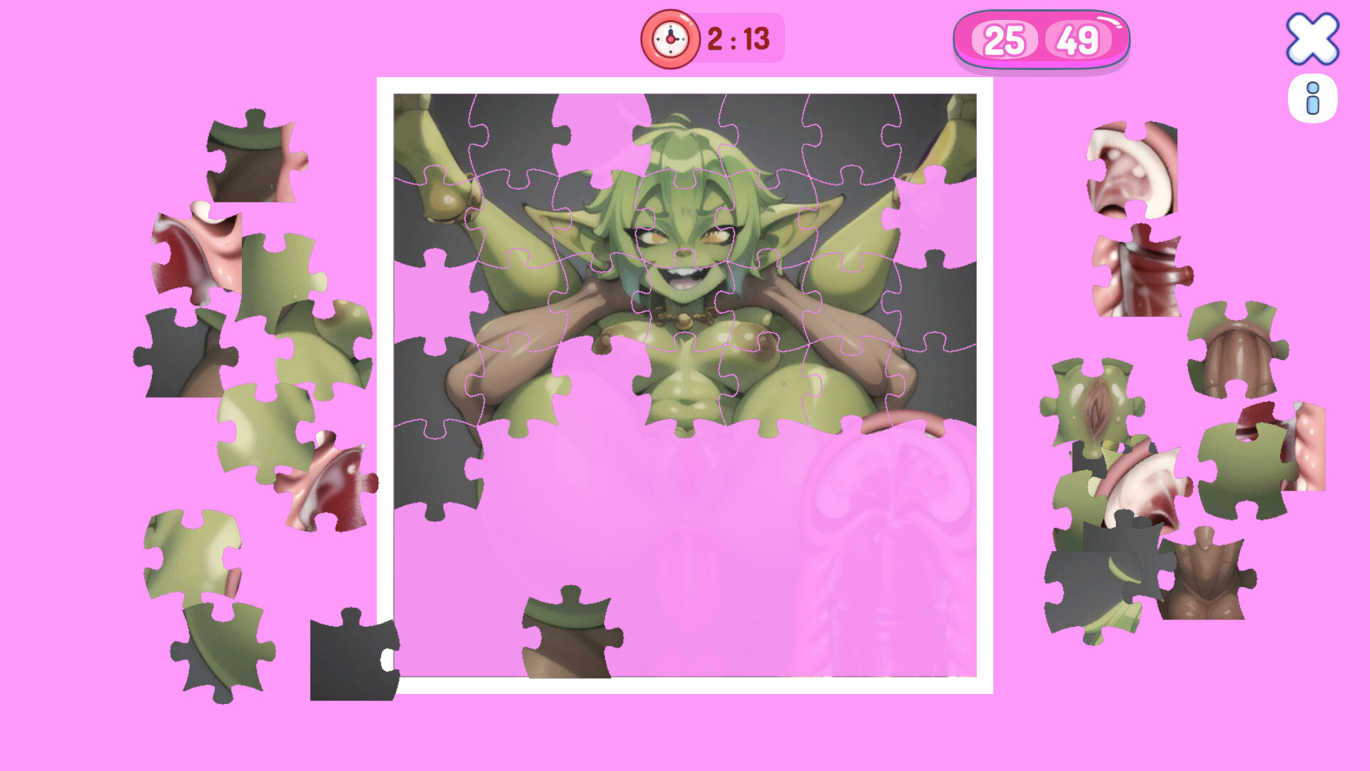 Monster Girl Puzzle screenshot 2