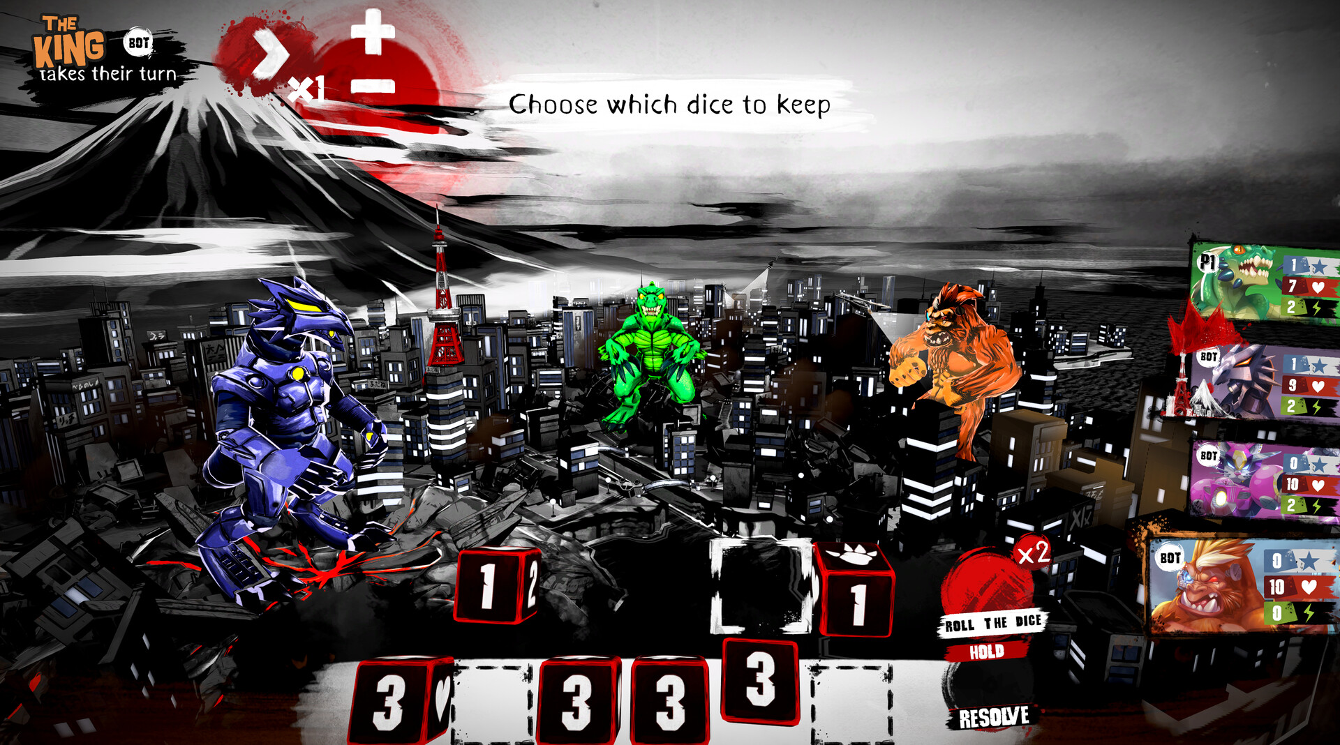 King of Tokyo - Richard Garfield screenshot 2