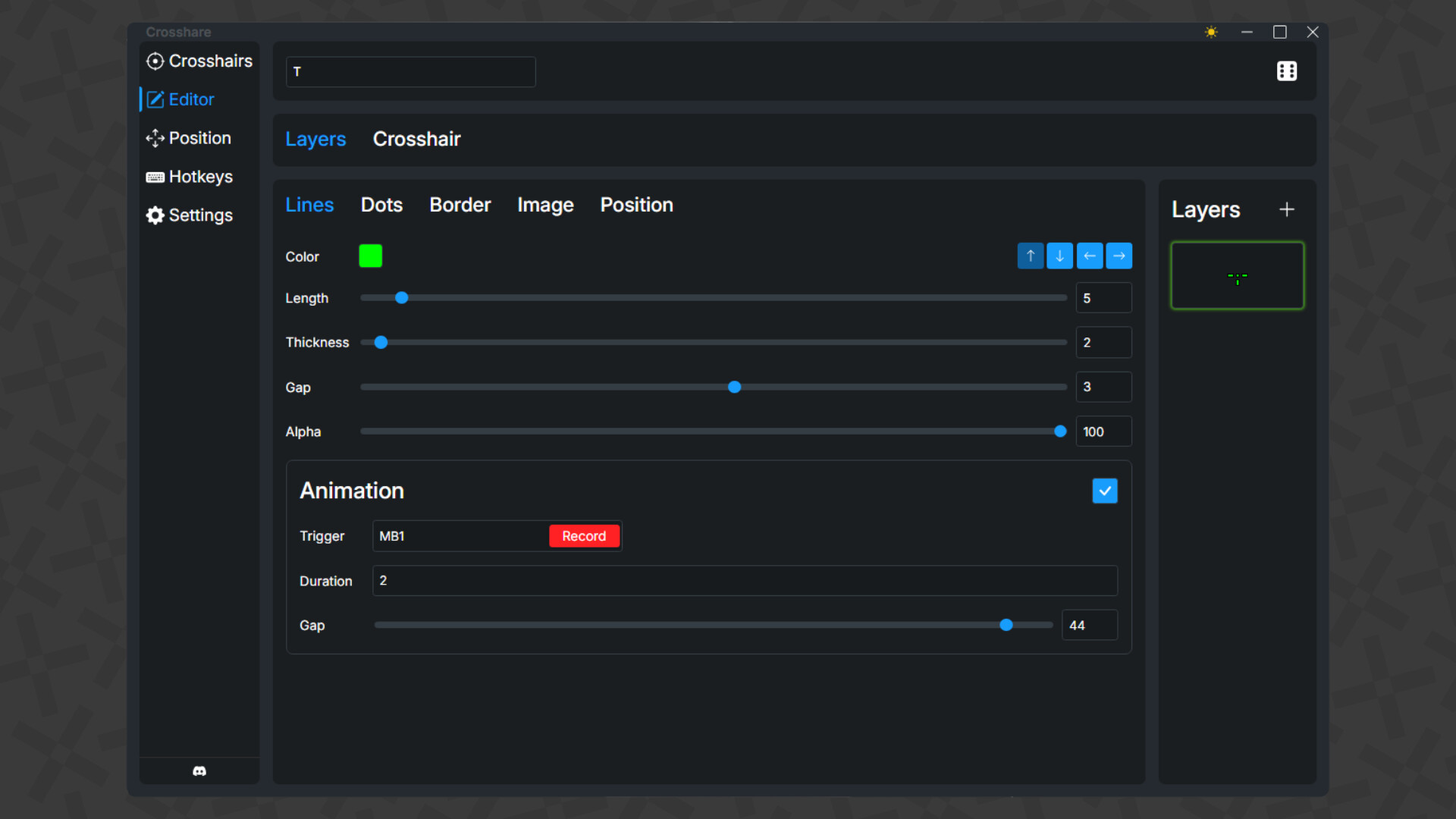 Crosshare - Crosshair Overlay screenshot 2