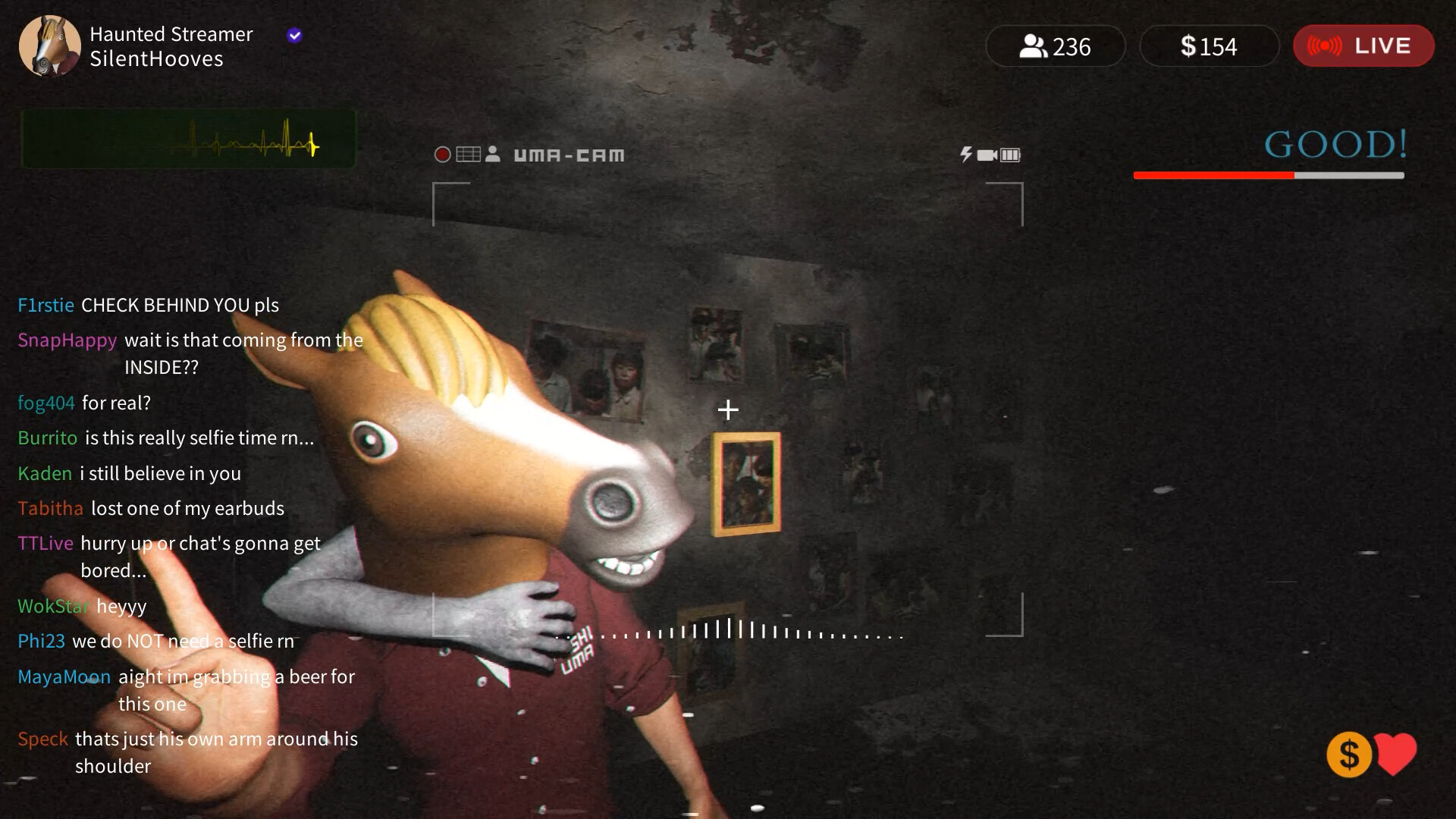 HAUNTED STREAMER -呪われた配信者- screenshot 4