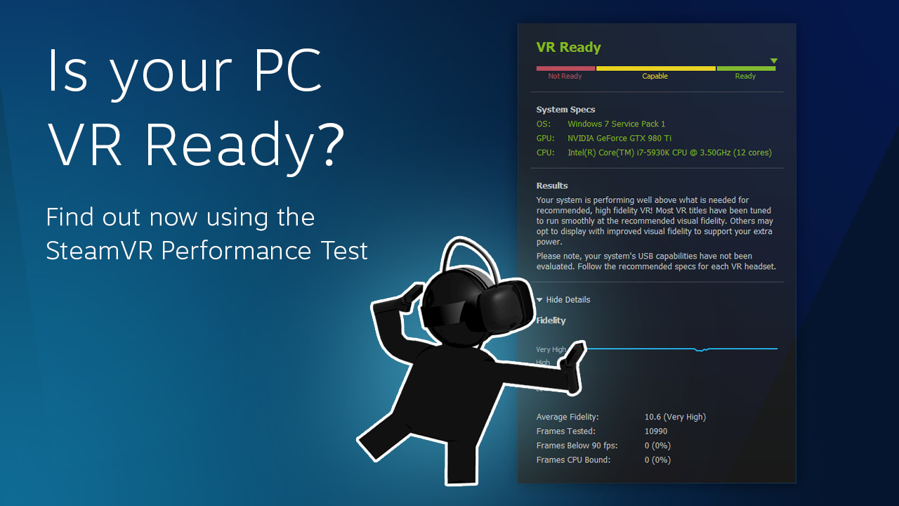 SteamVR Performance Test screenshot 1