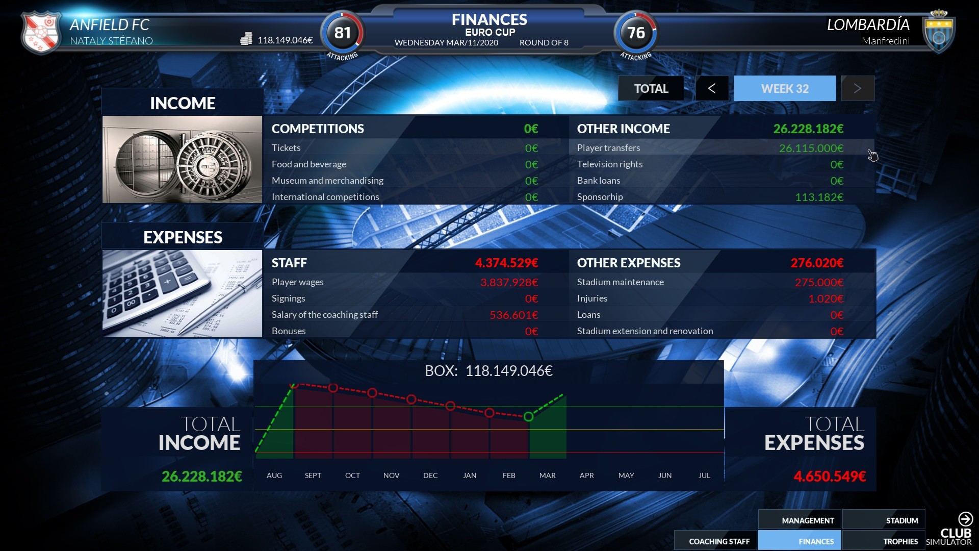 Football Club Simulator - FCS #21 screenshot 23