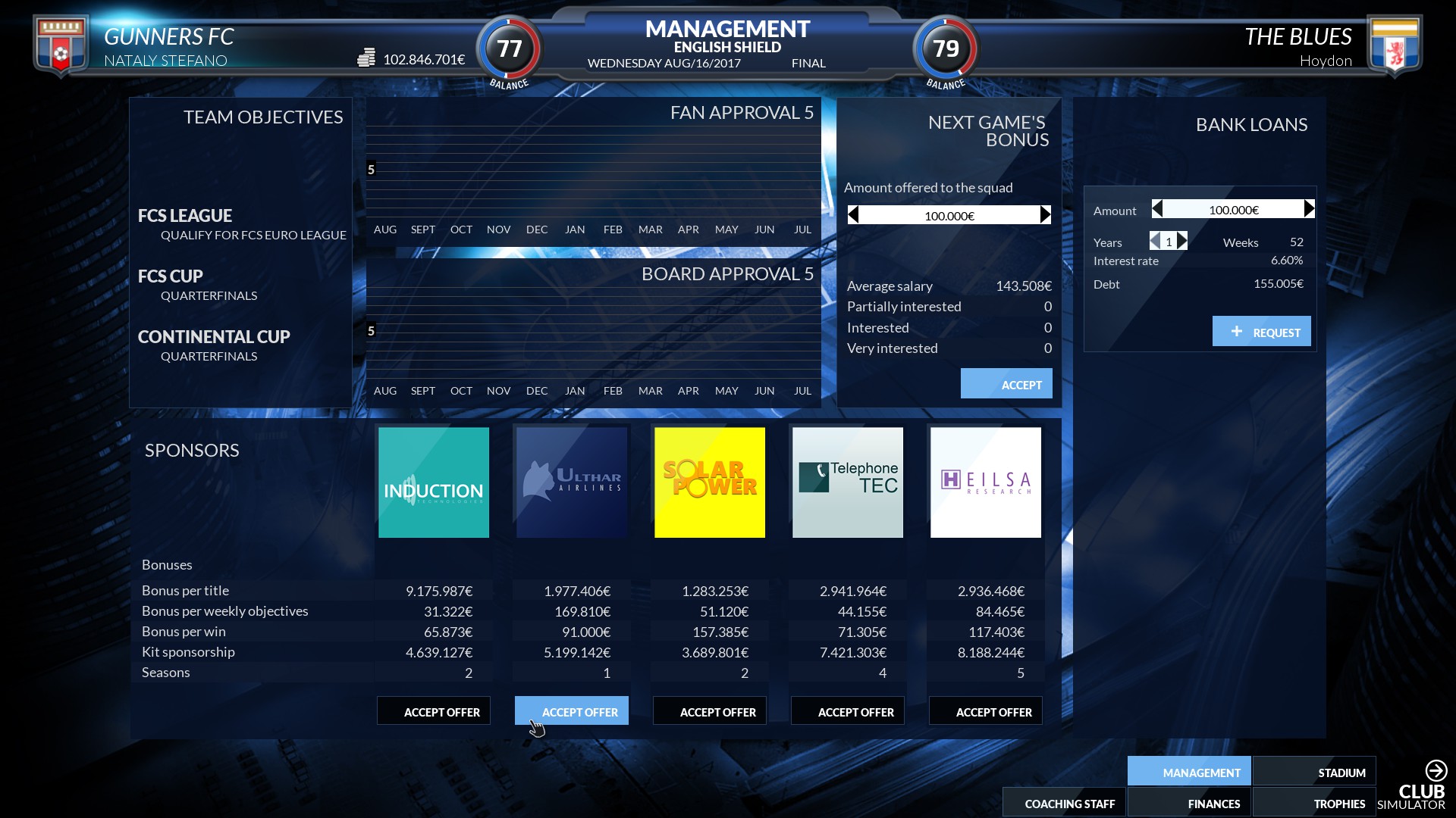Football Club Simulator - FCS #21 screenshot 22