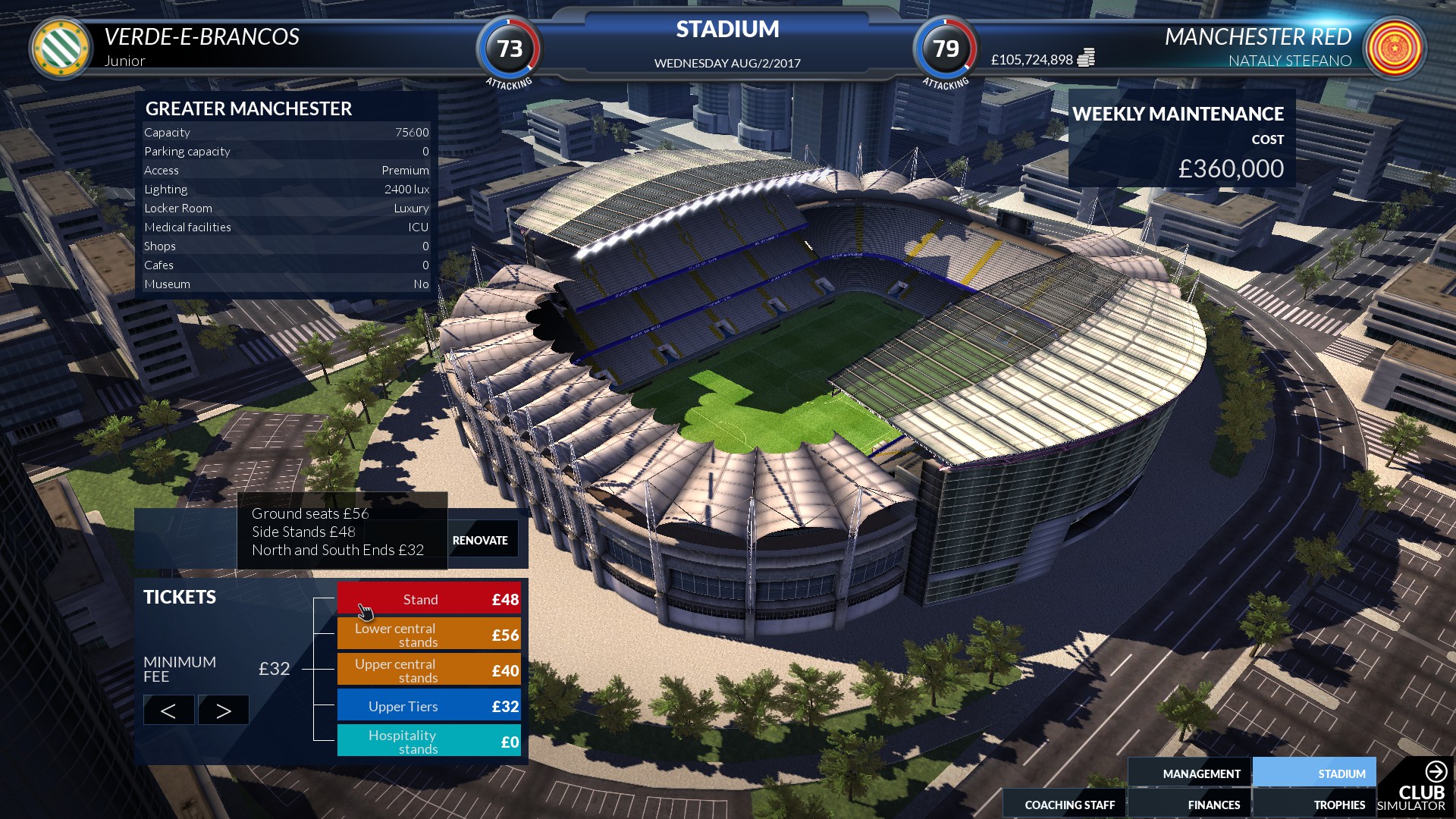 Football Club Simulator - FCS #21 screenshot 5