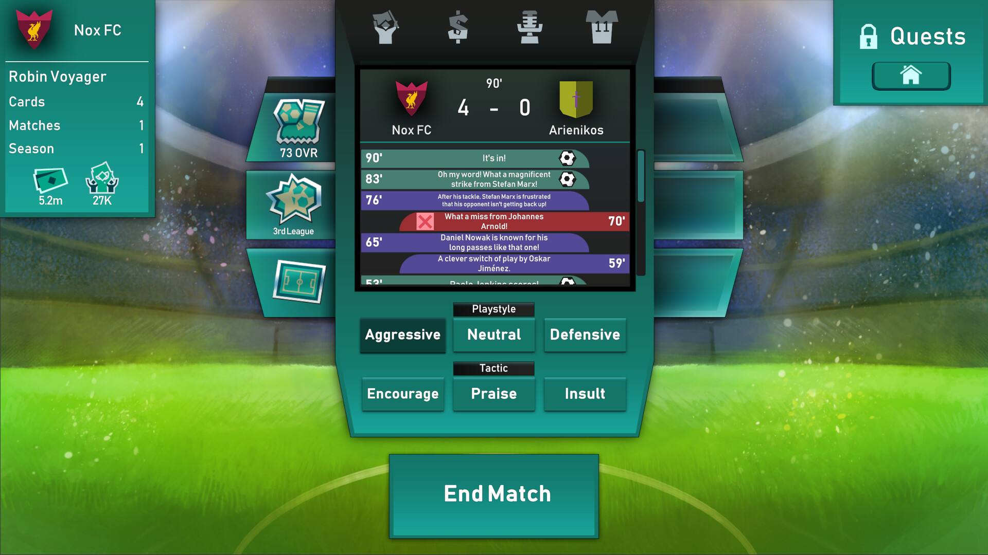Regista: Reign Your Football Club screenshot 2