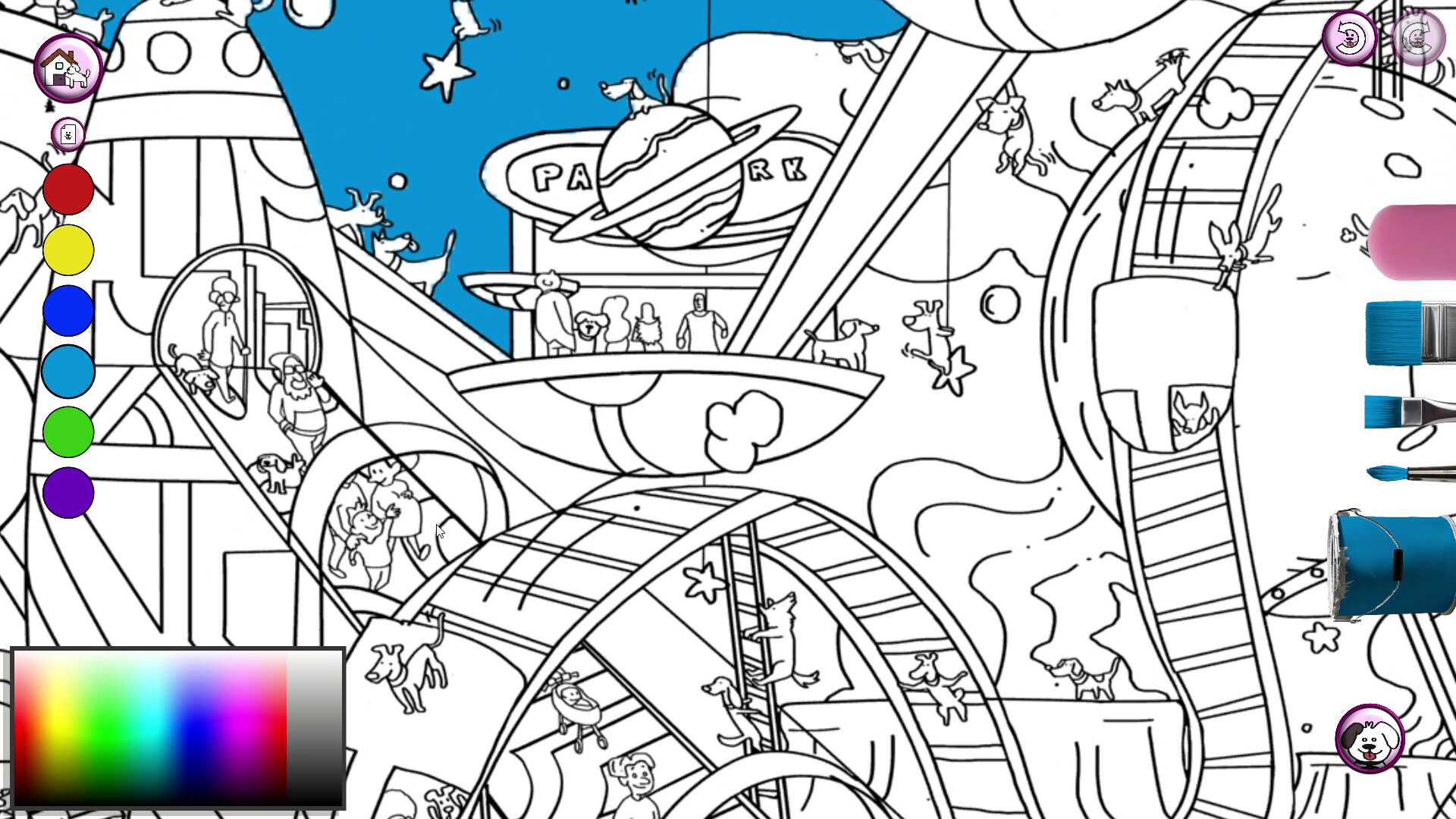 101 Cute Playland Dogs: Find & Paint screenshot 6