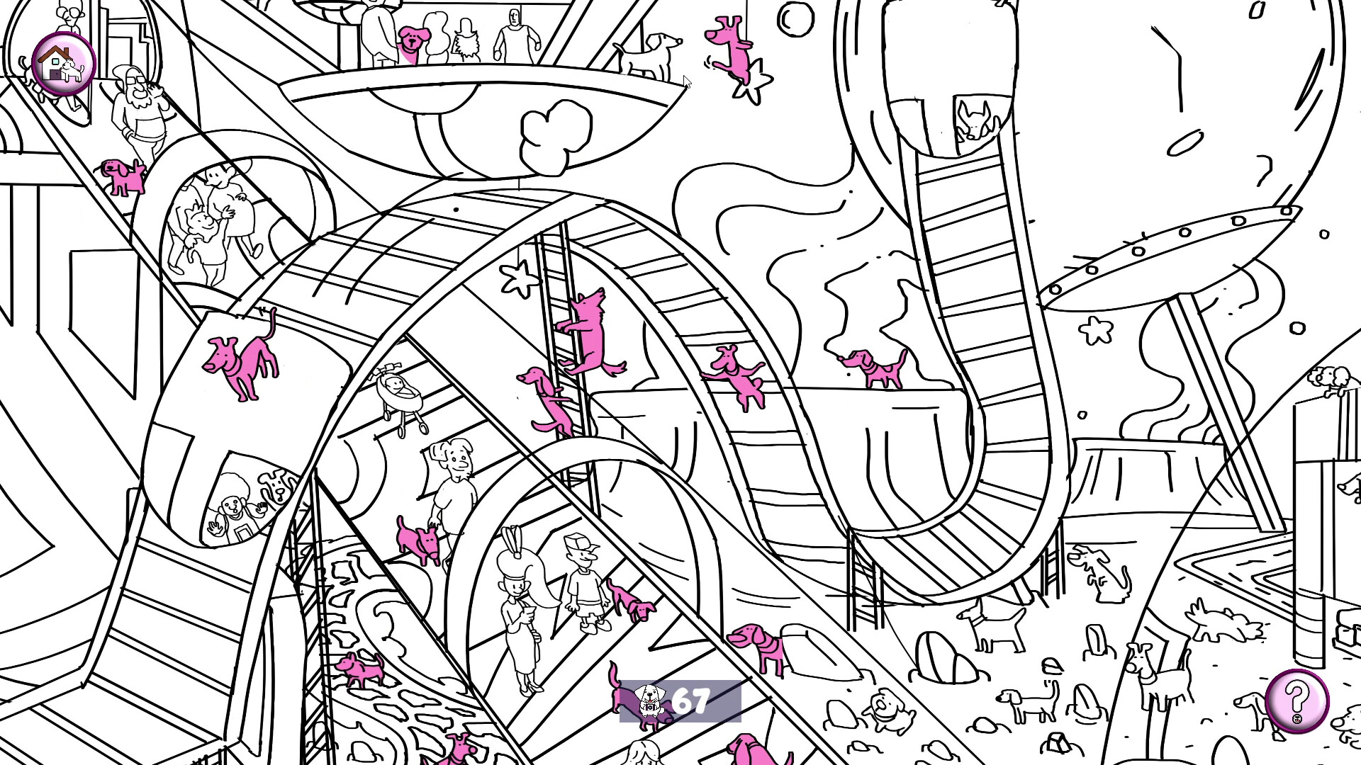 101 Cute Playland Dogs: Find & Paint screenshot 4