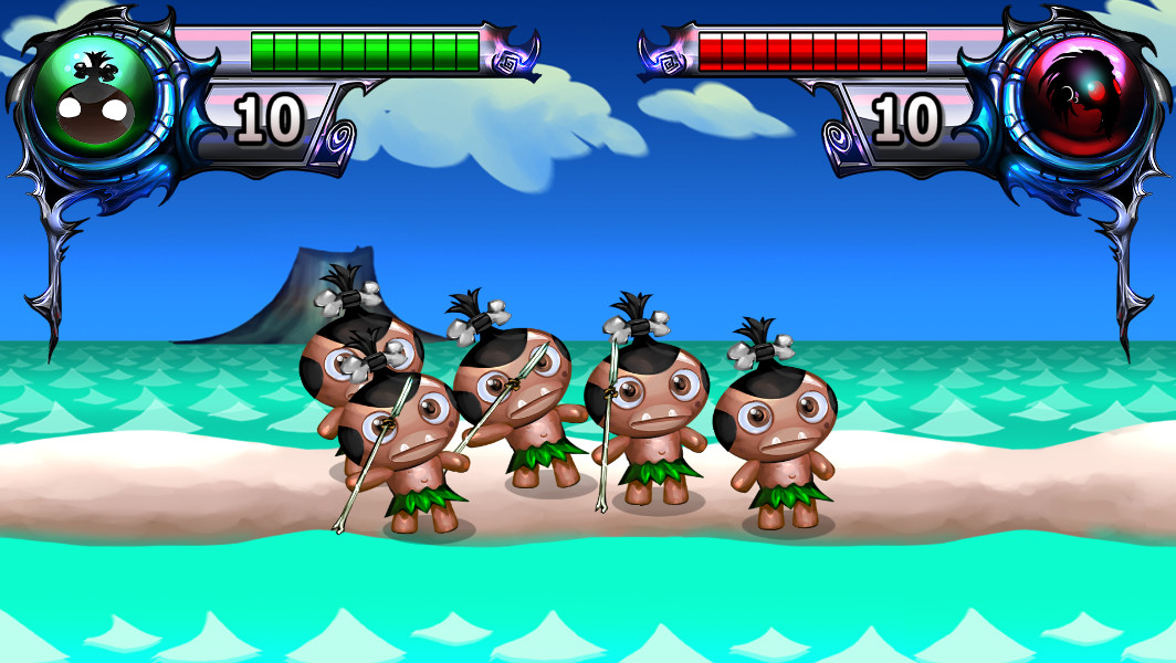 Pocket God vs Desert Ashes screenshot 1