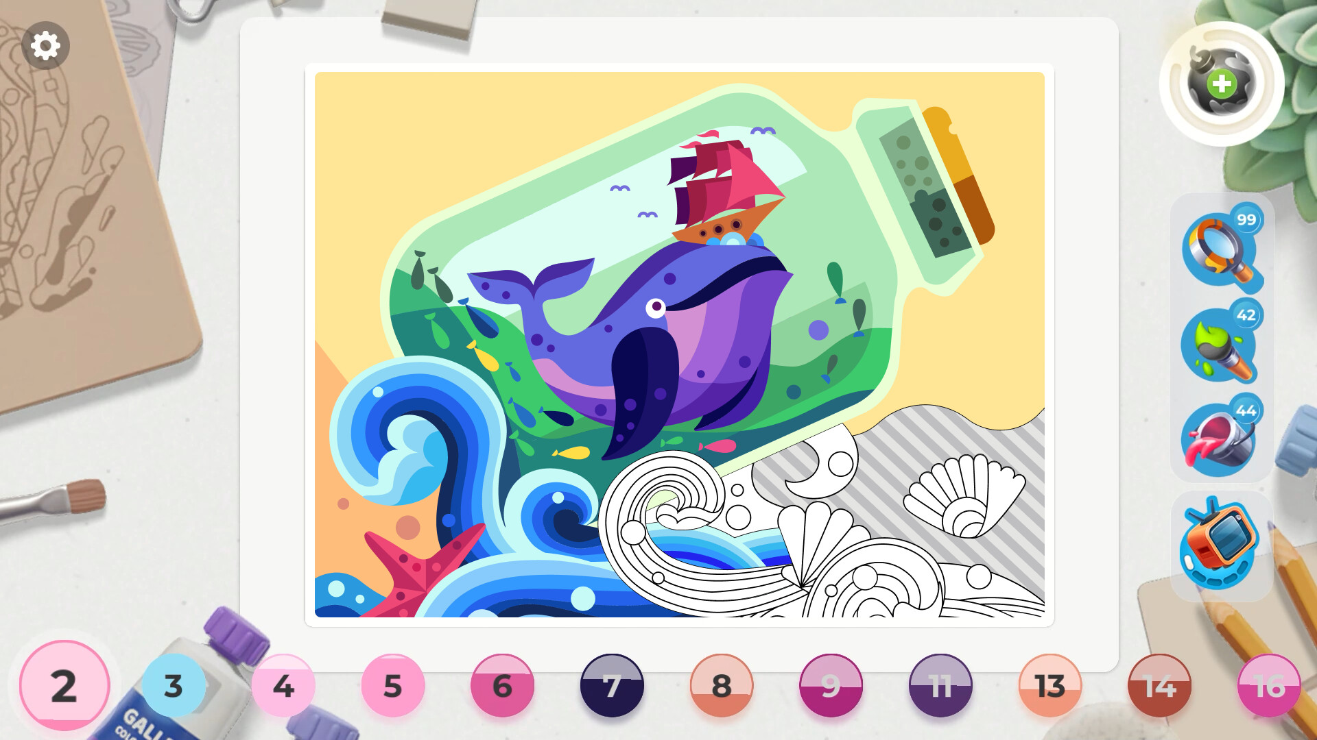 Gallery: Coloring book & decor screenshot 5