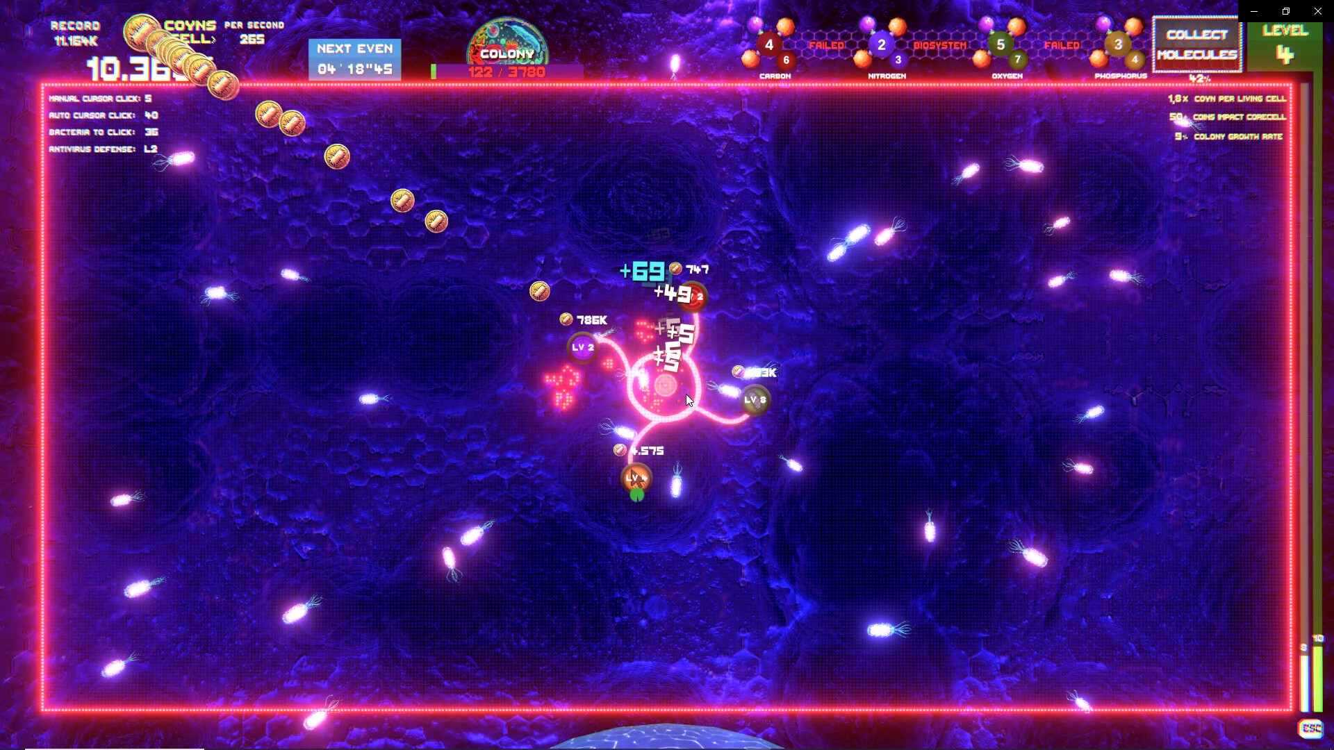 SynthetiCell BioClicker screenshot 1