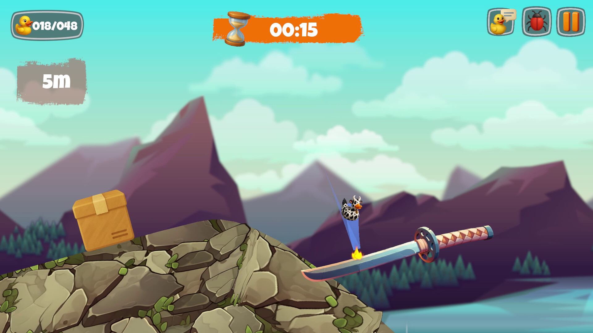 Bouncing to the top with Quantum Quacks screenshot 3