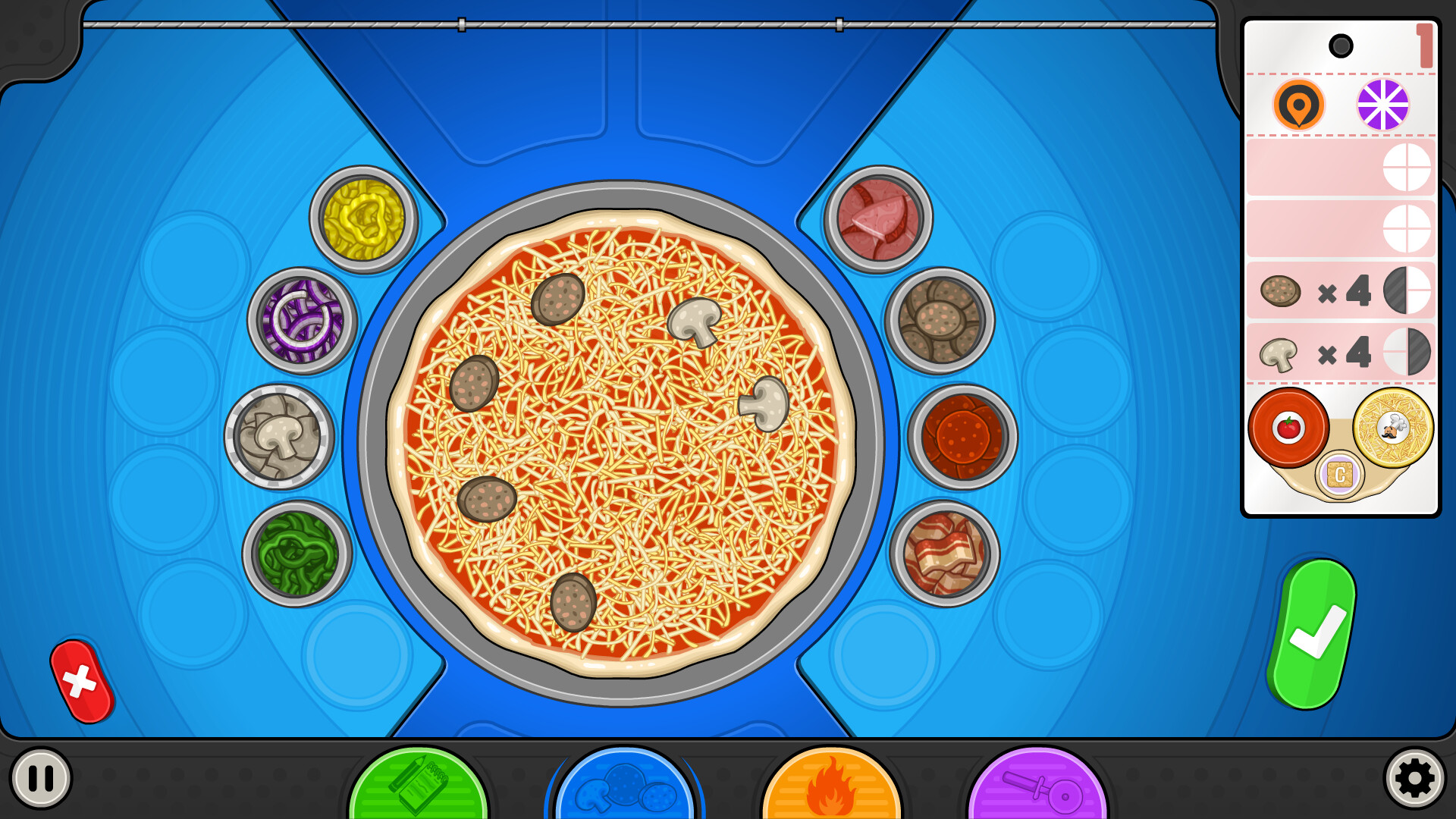 Papa's Pizzeria Deluxe screenshot 2