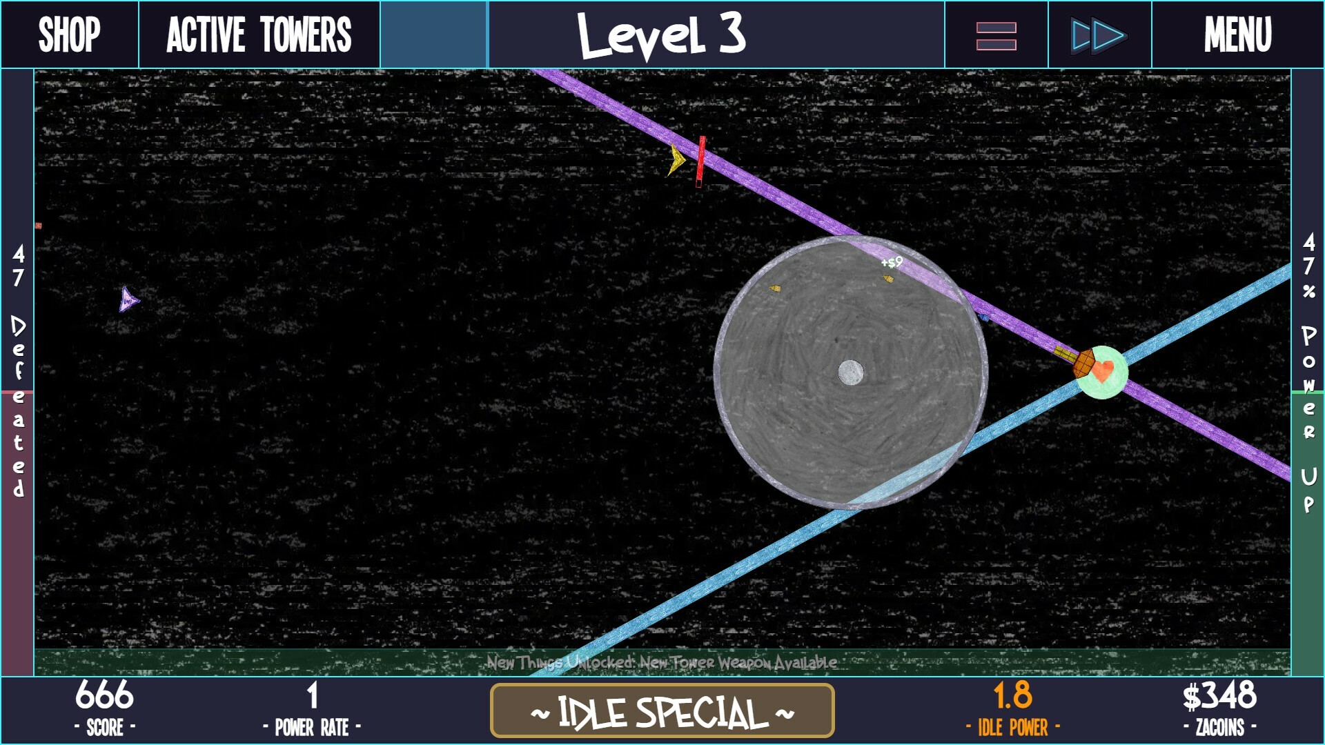 ZaciSa: Idle Defense! screenshot 9