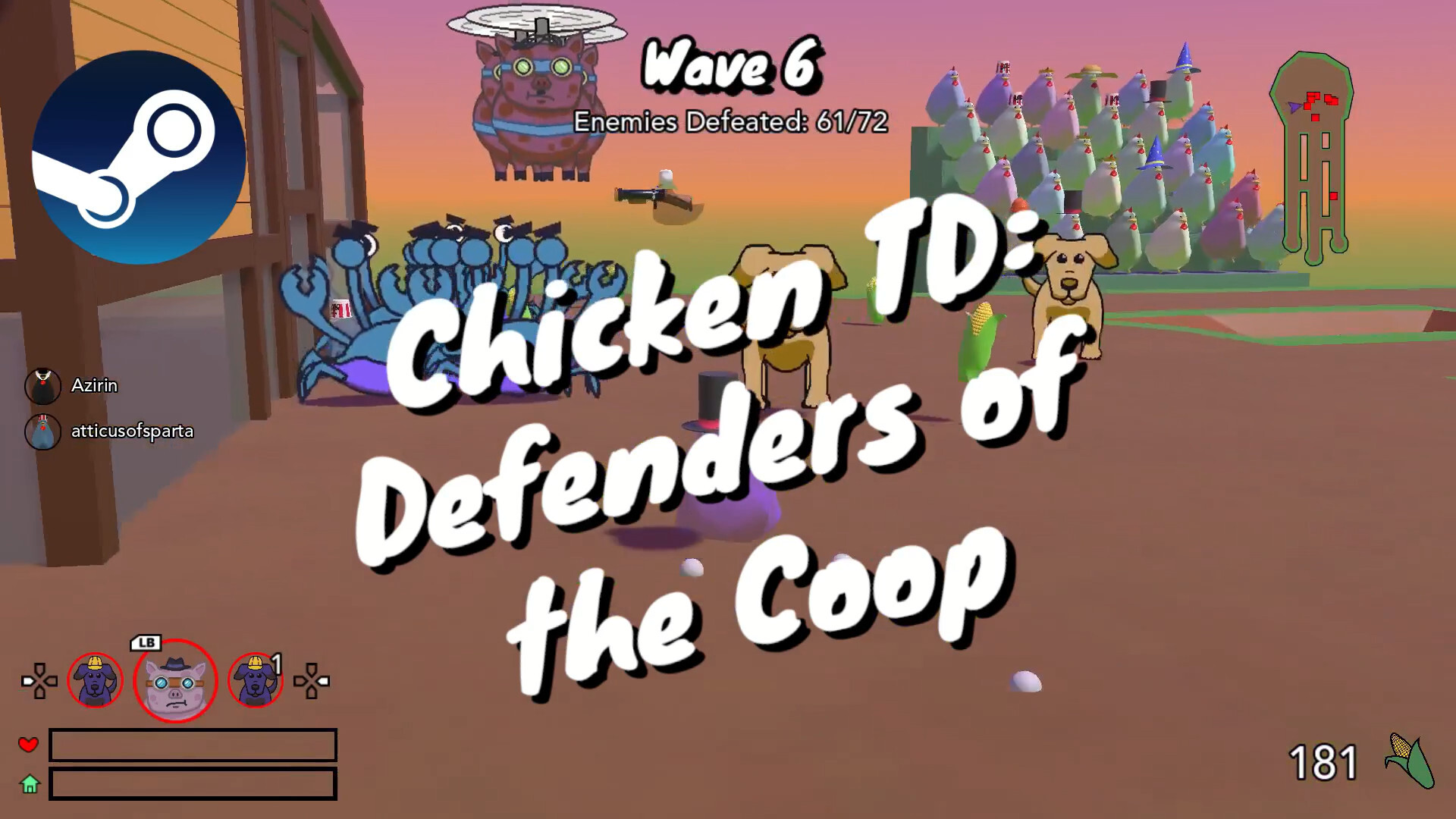 Chicken TD: Defenders of the Coop screenshot 1
