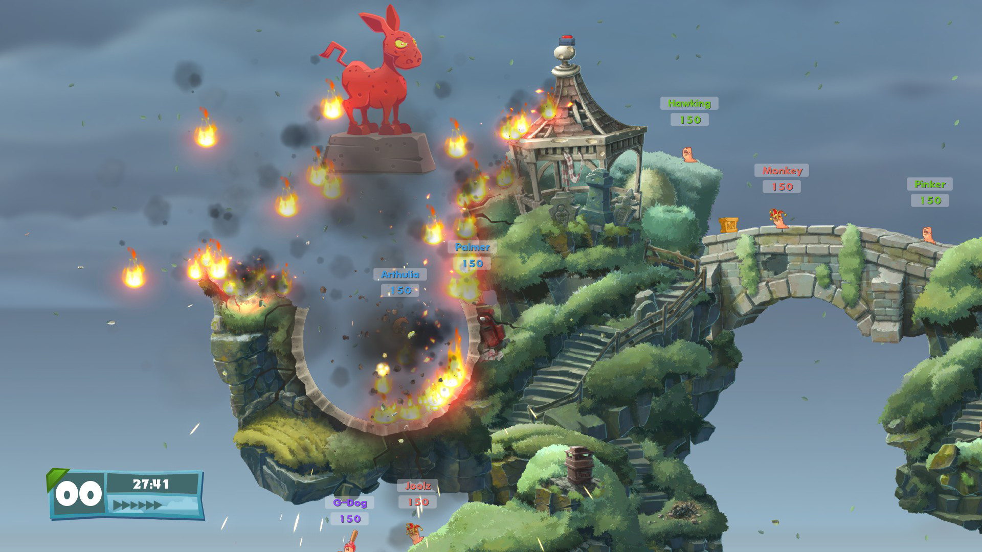 Worms W.M.D screenshot 1