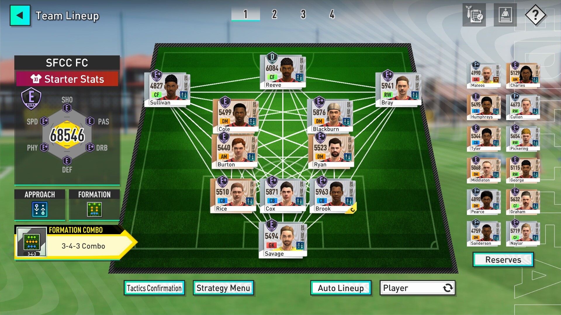 SEGA FOOTBALL CLUB CHAMPIONS screenshot 6