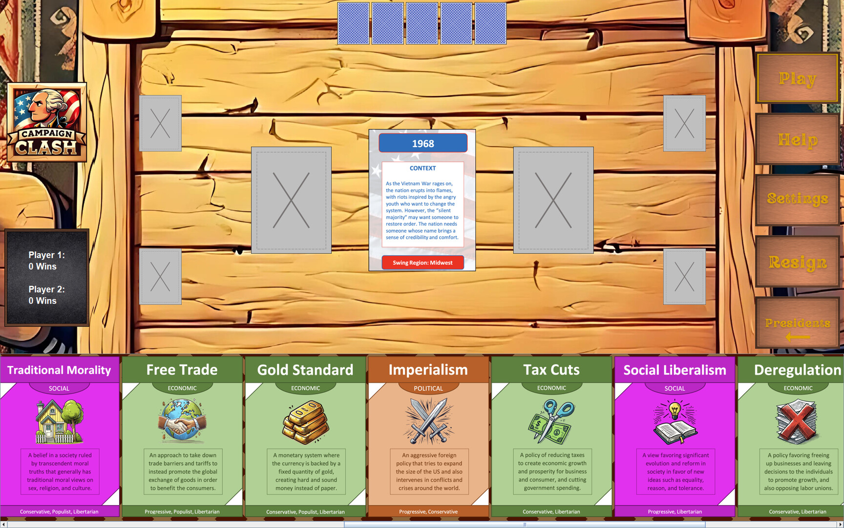Campaign Clash: The U.S. History Card Game screenshot 5