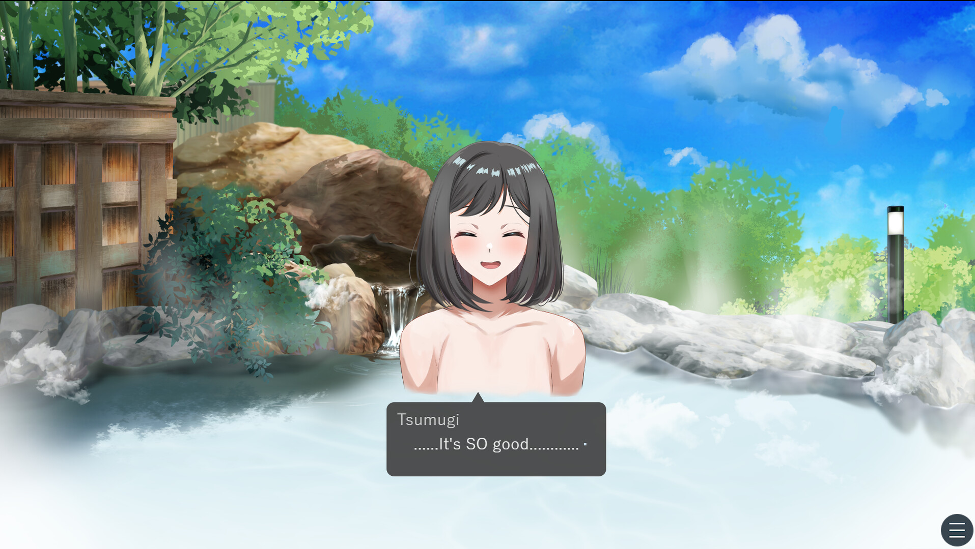 Drinking in the hot spring! screenshot 1