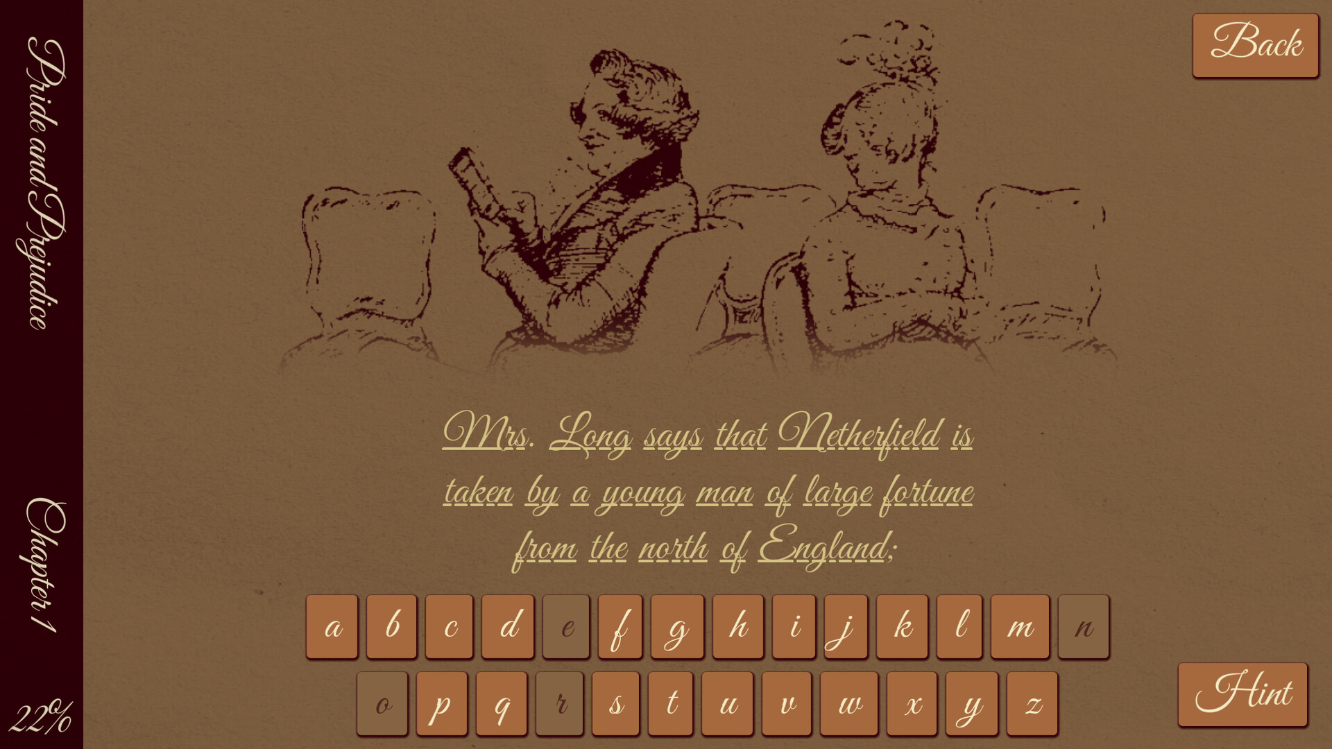 Jane Austen Simulator: Pride and Prejudice screenshot 2