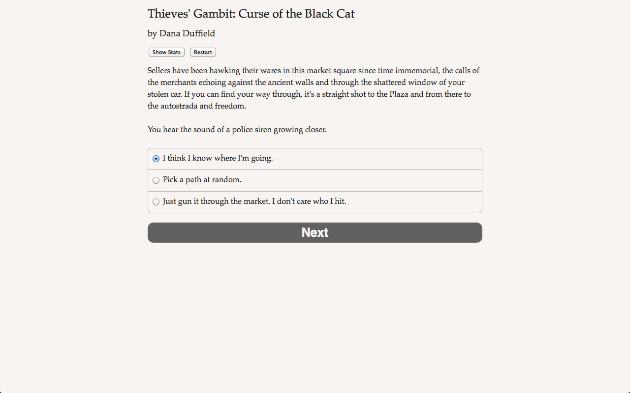 Thieves' Gambit: The Curse of the Black Cat screenshot 2