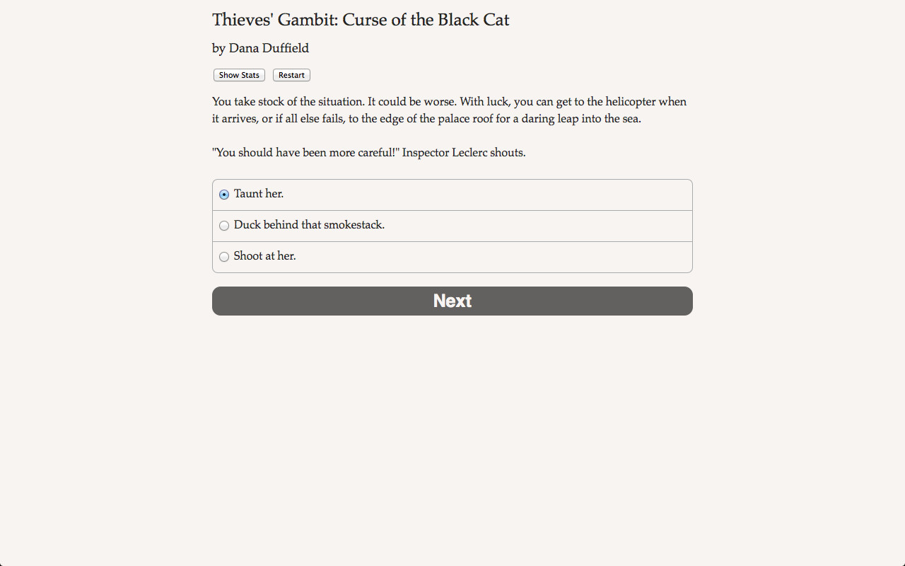 Thieves' Gambit: The Curse of the Black Cat screenshot 3