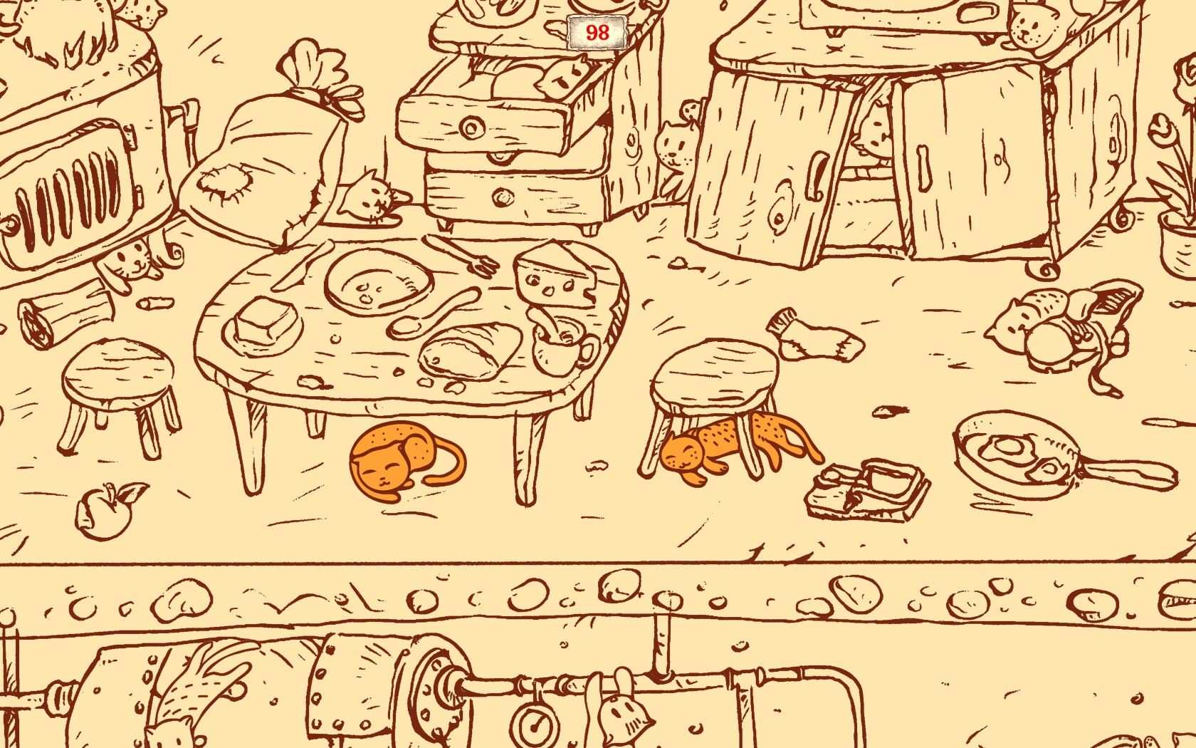 100 Find Kitties: Kitty house II screenshot 3
