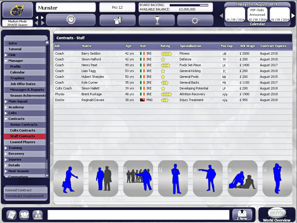 Rugby Union Team Manager 2015 screenshot 24