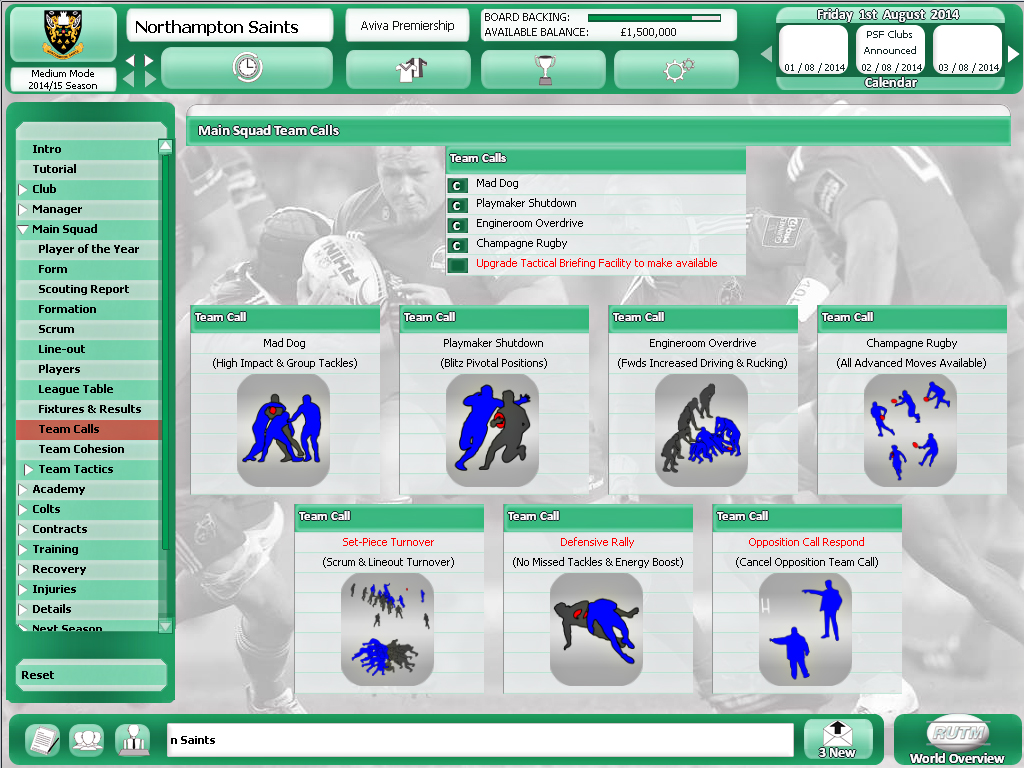 Rugby Union Team Manager 2015 screenshot 21