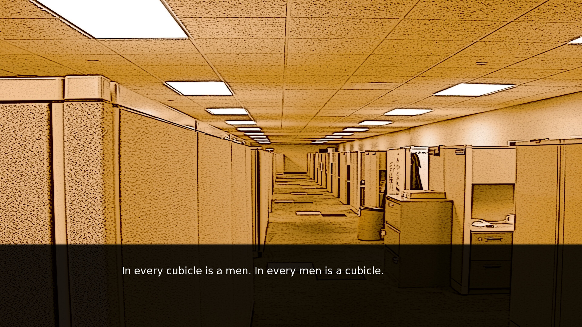 Man in a suit in a building in a city screenshot 1