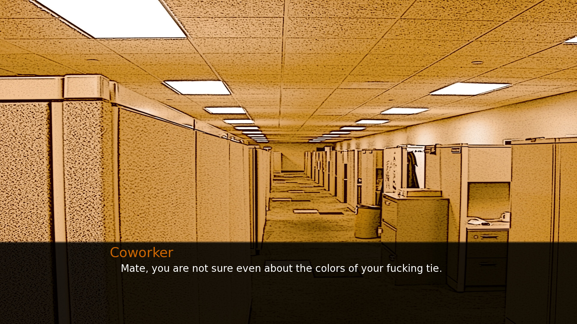 Man in a suit in a building in a city screenshot 3