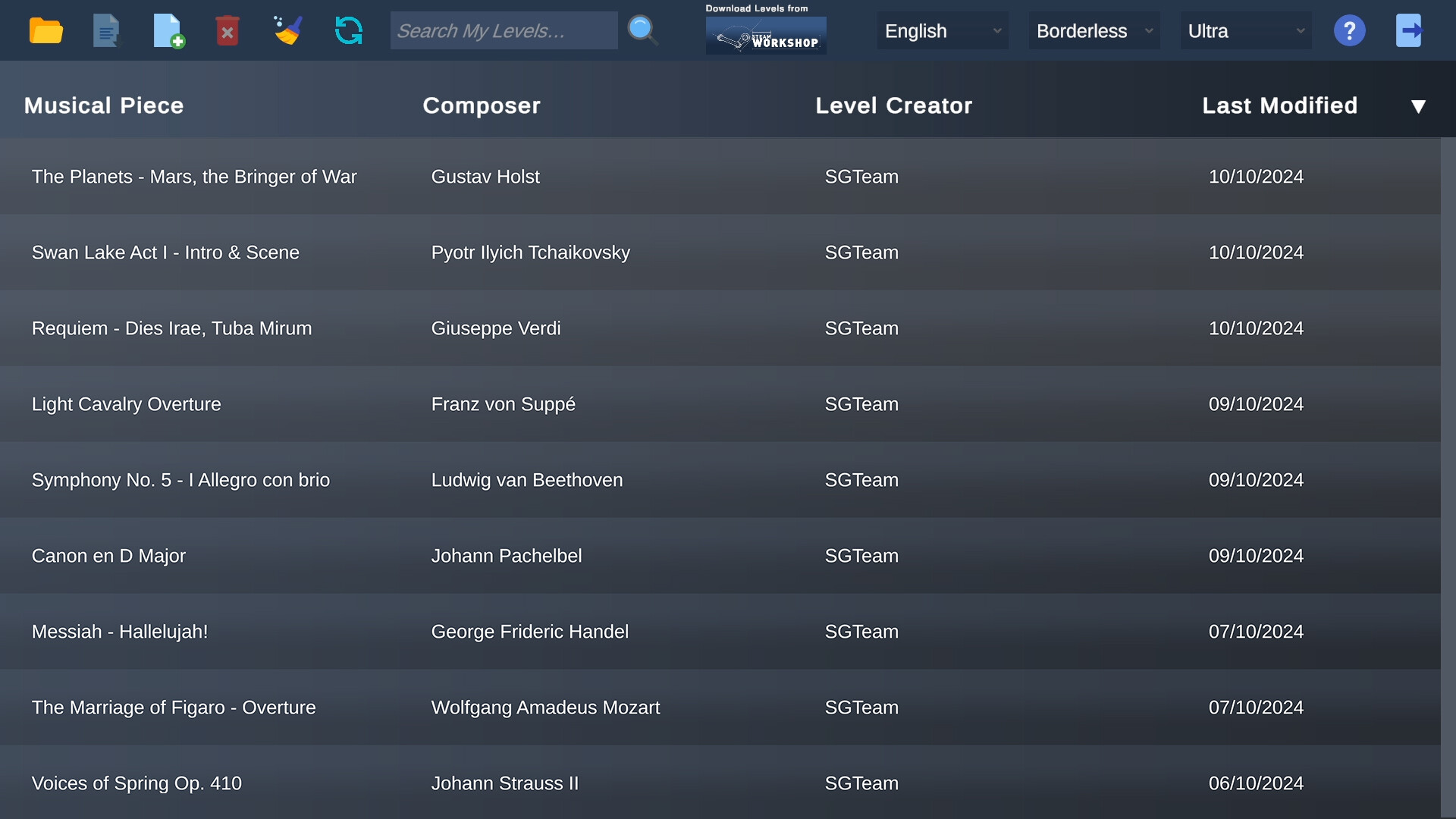 Maestro Level Editor screenshot 3