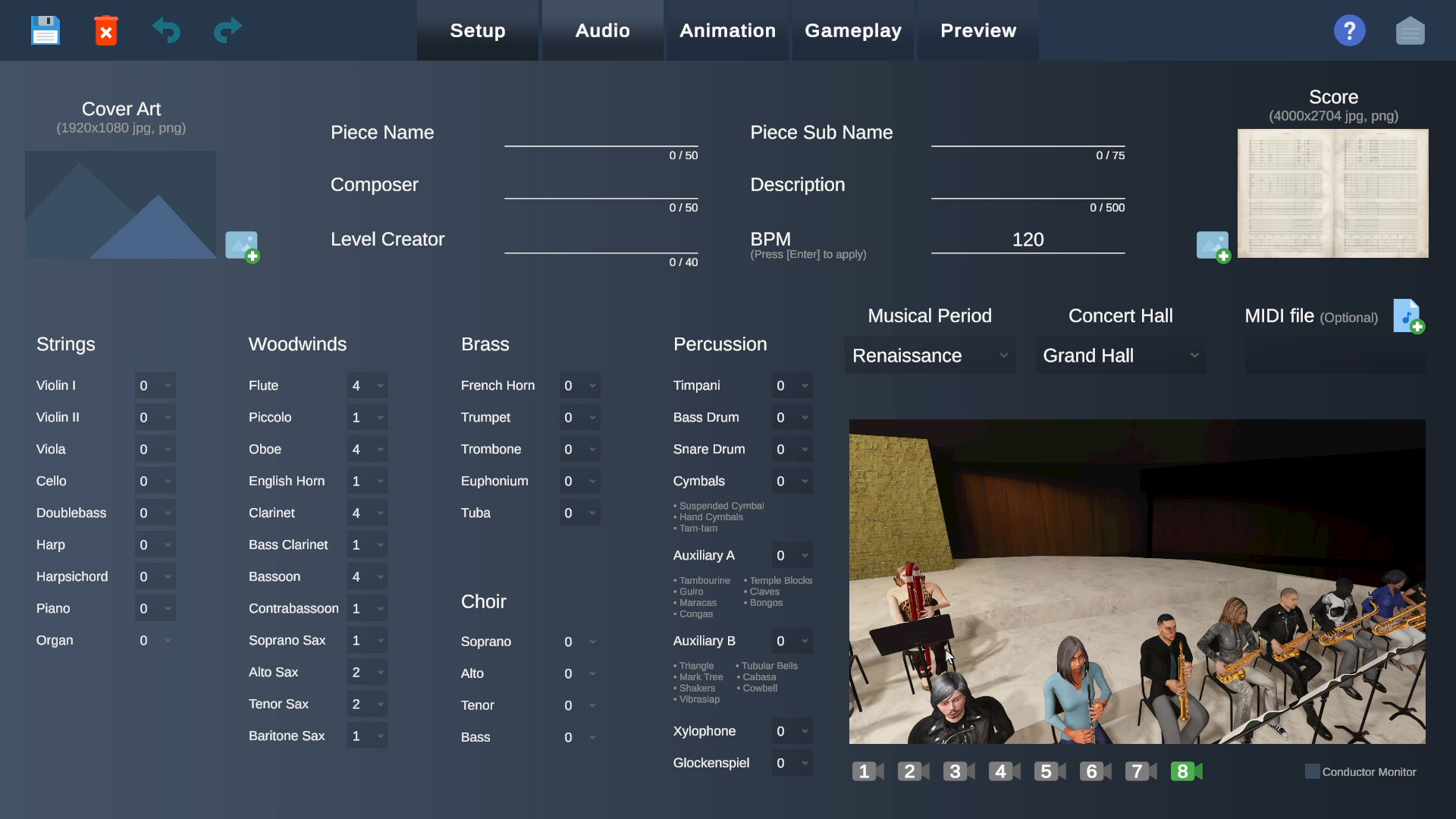 Maestro Level Editor screenshot 5