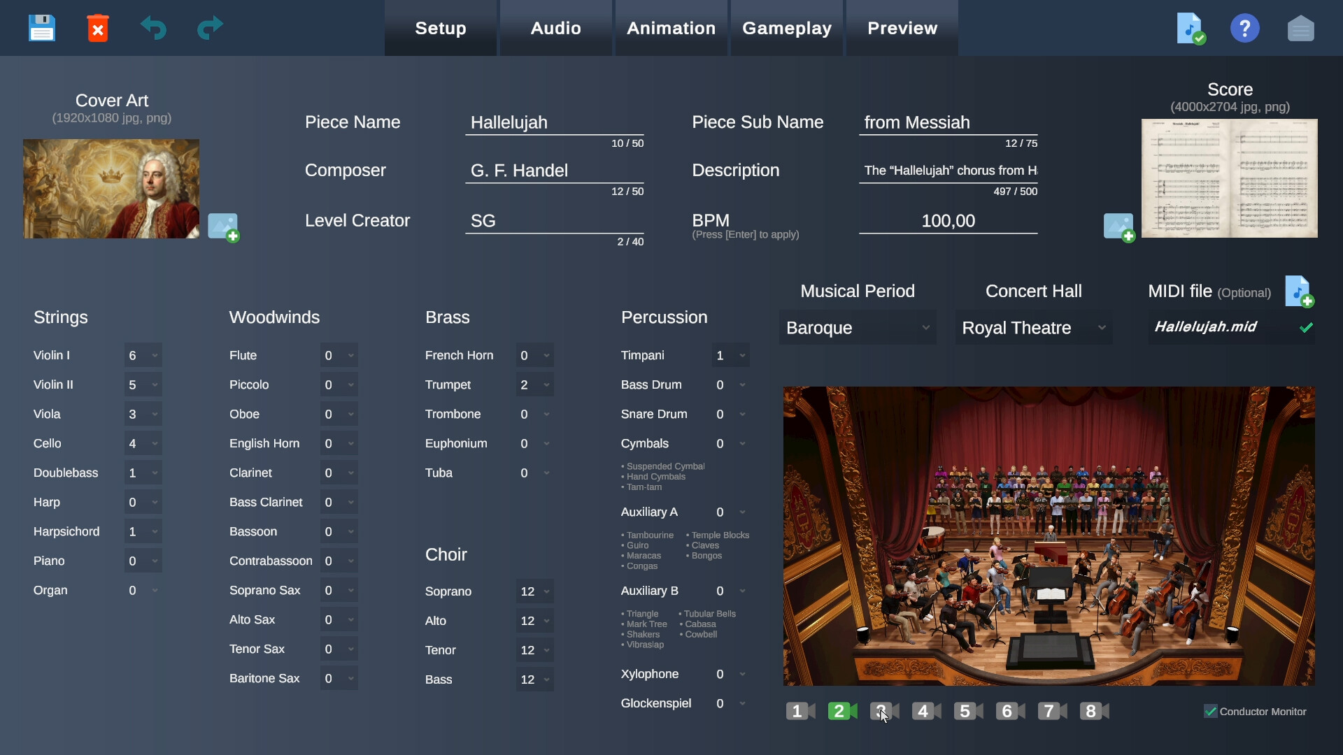 Maestro Level Editor screenshot 4