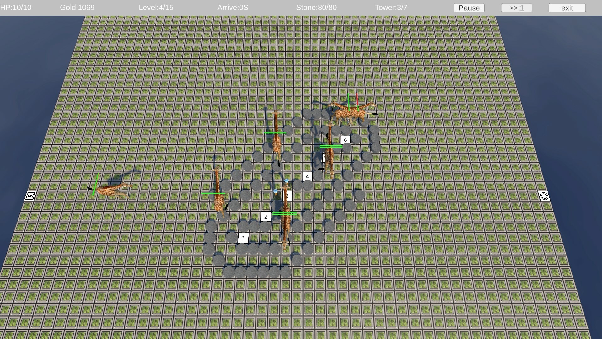 mazeTD screenshot 5