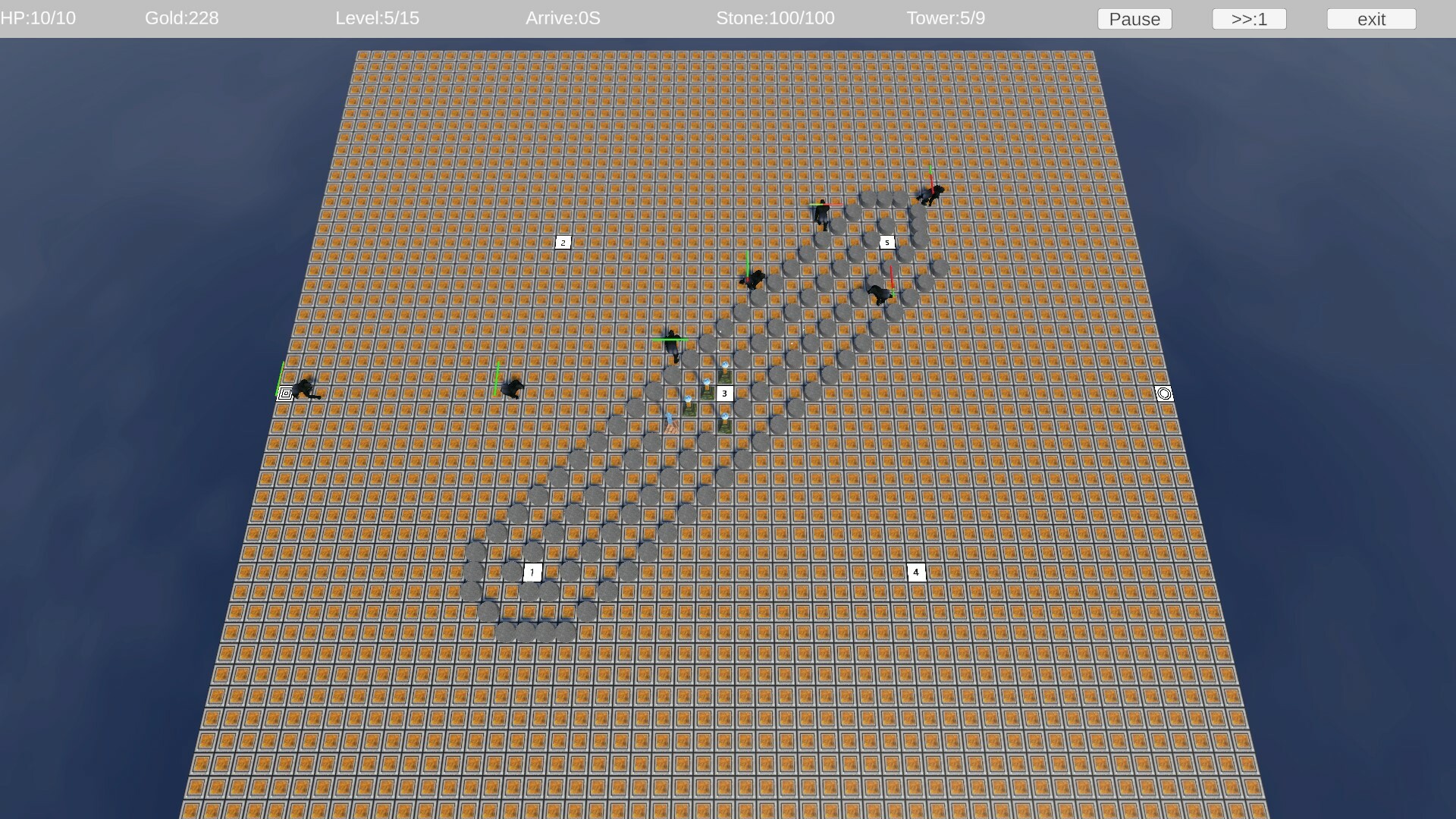 mazeTD screenshot 2