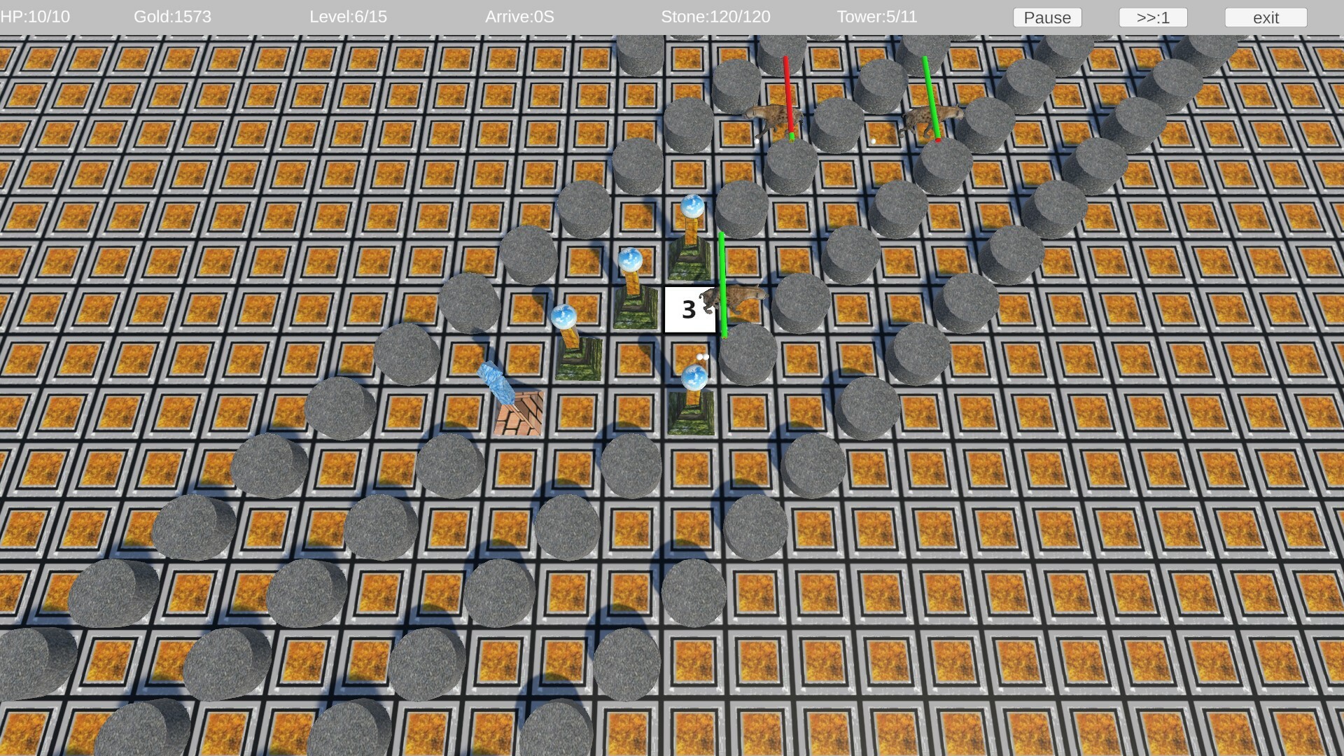 mazeTD screenshot 3
