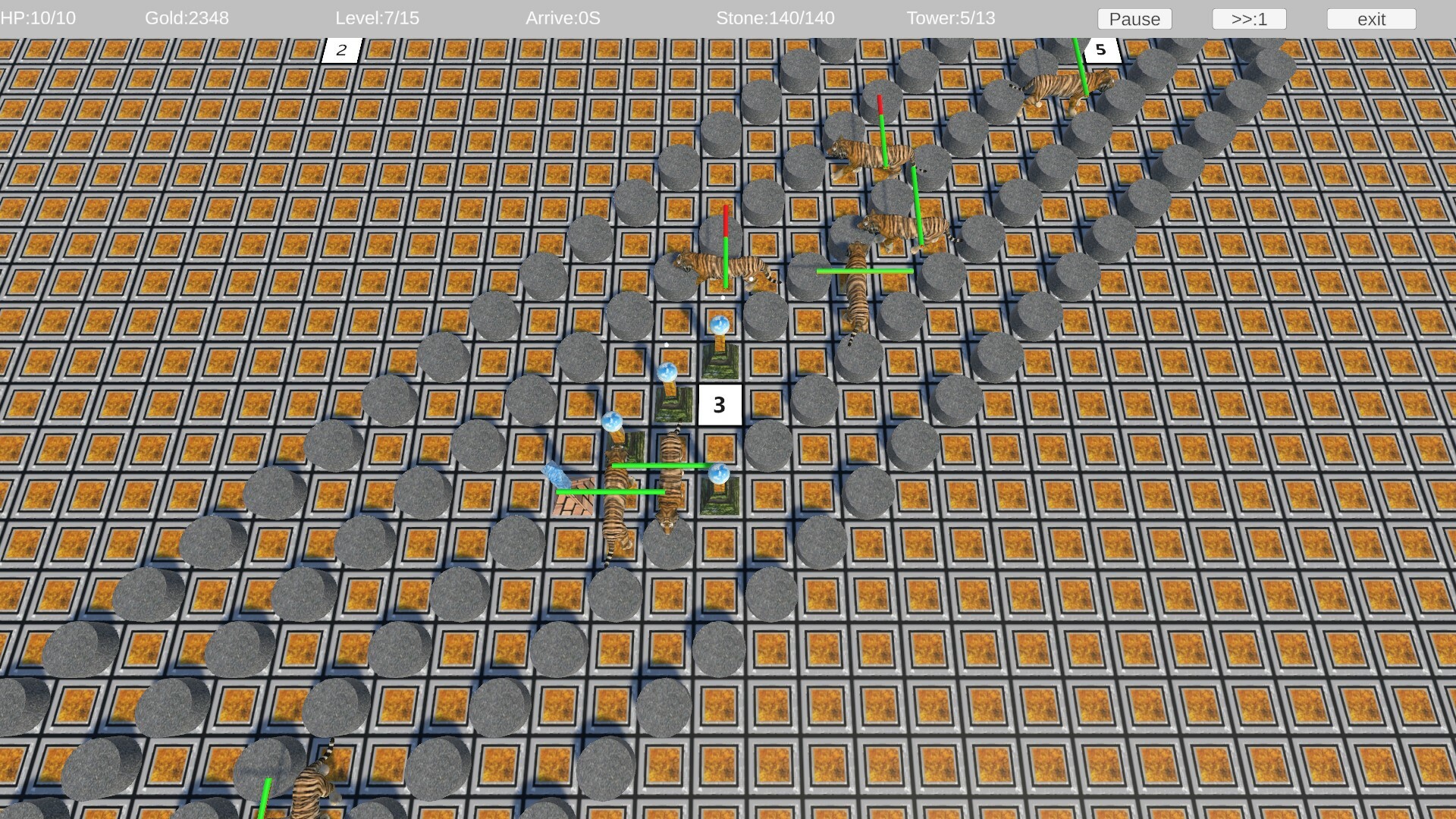mazeTD screenshot 4