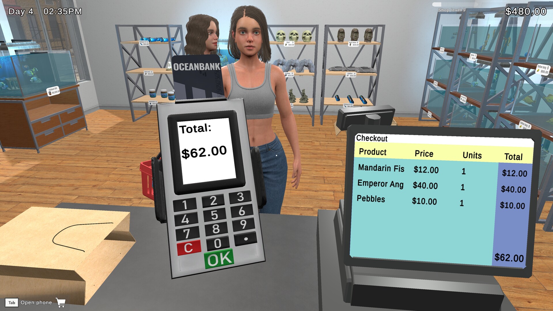 Fish Shop Simulator screenshot 1