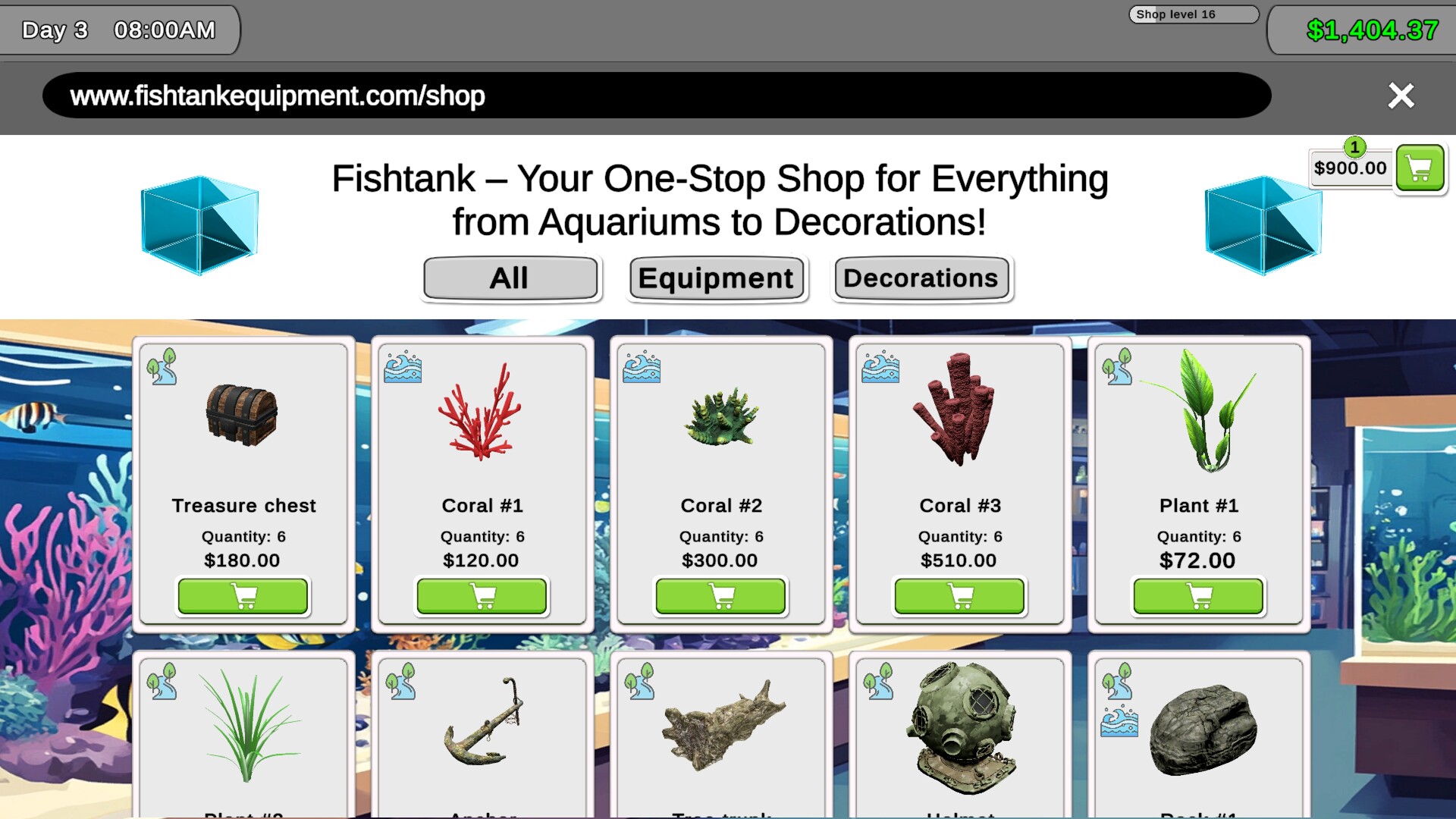 Fish Shop Simulator screenshot 3